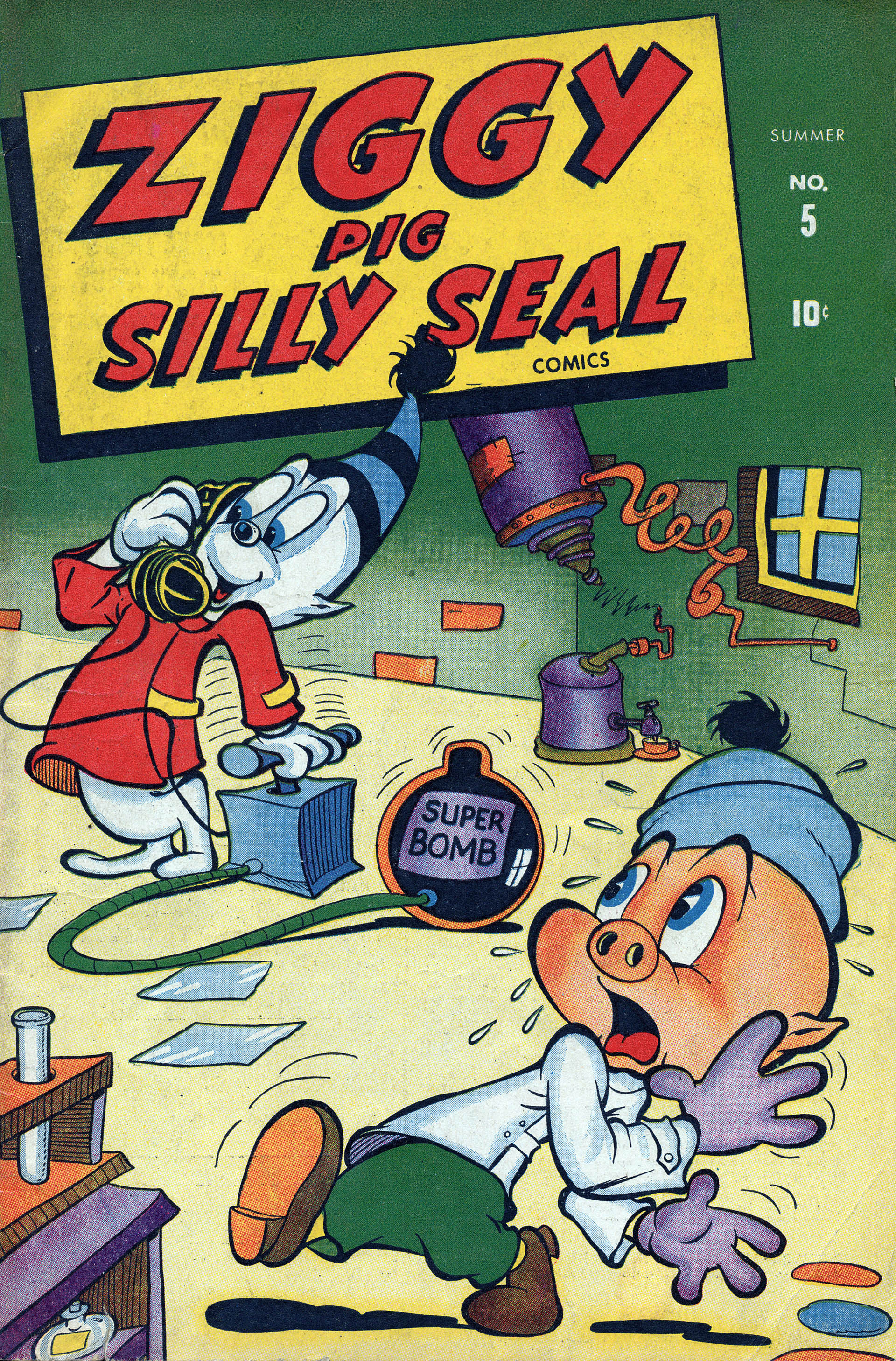 Read online Ziggy Pig-Silly Seal Comics (1944) comic -  Issue #5 - 1