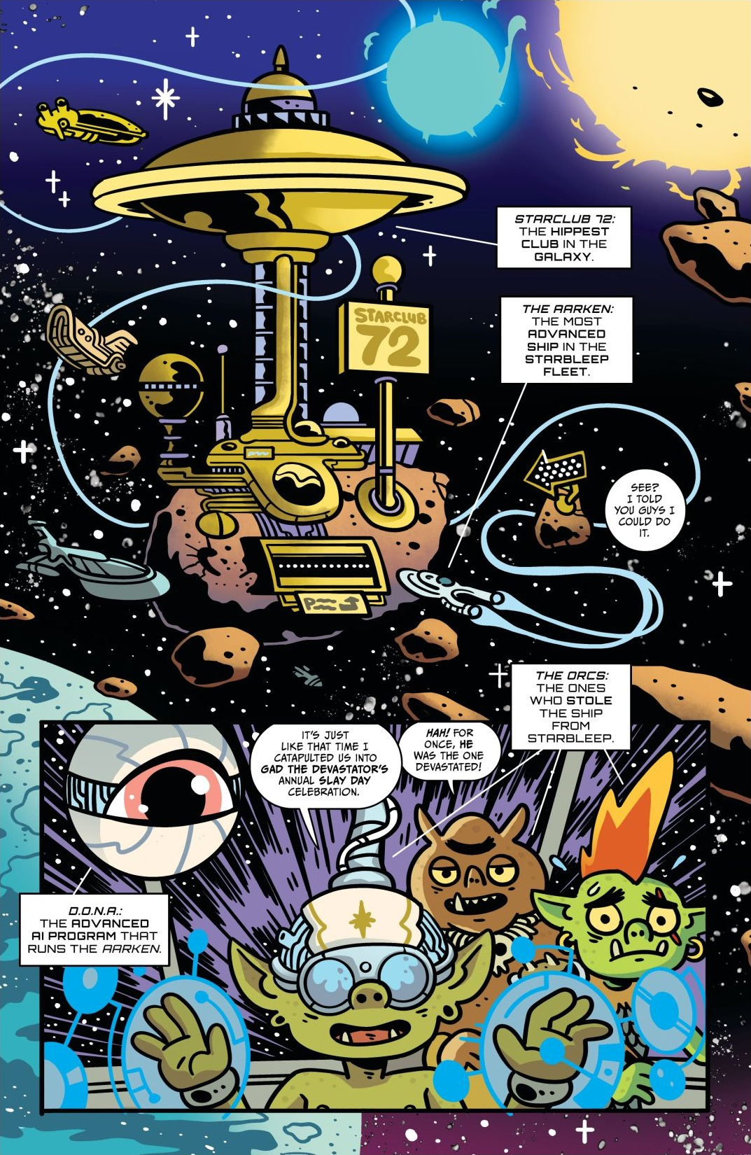 Read online Orcs in Space comic -  Issue # TPB - 29