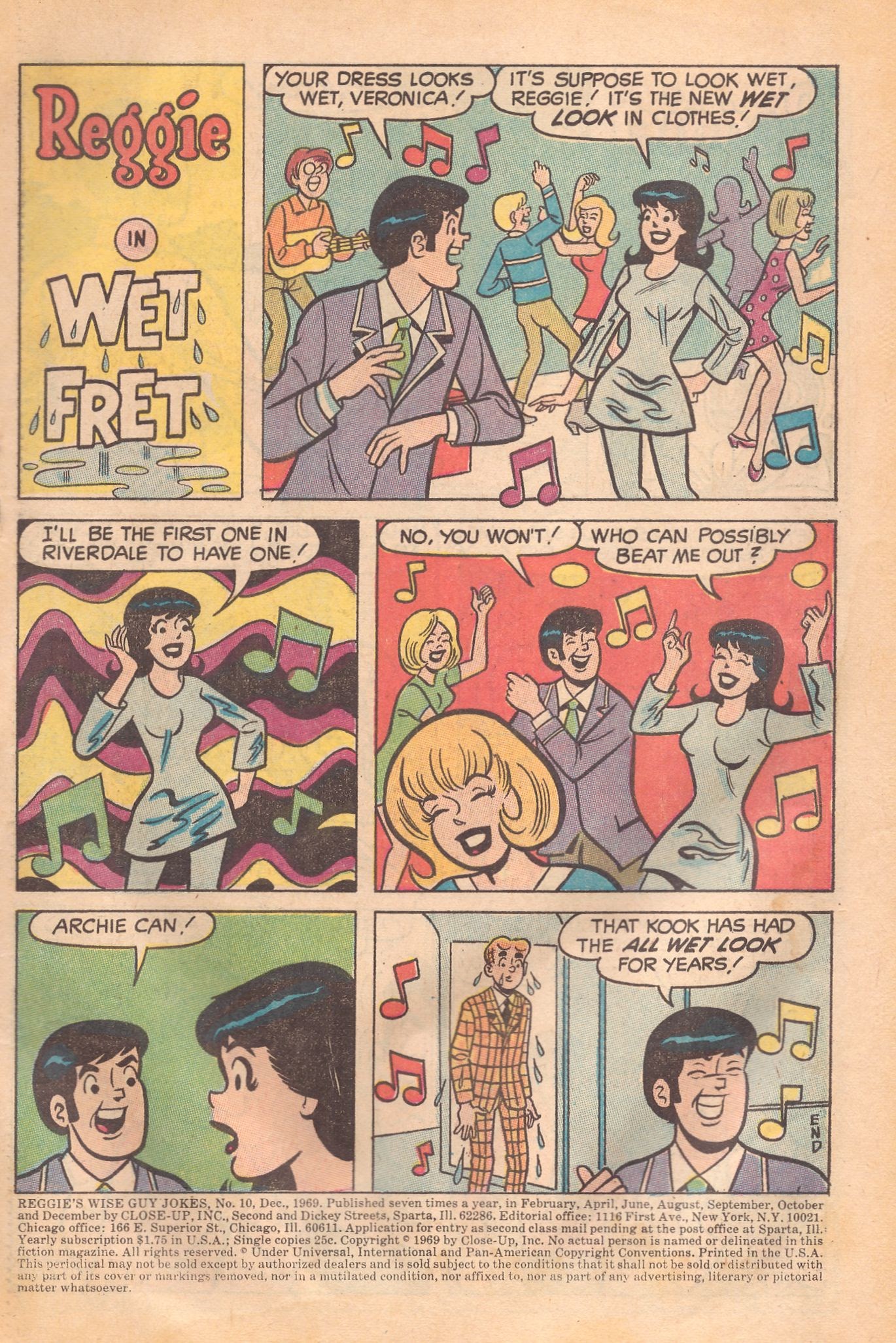 Read online Reggie's Wise Guy Jokes comic -  Issue #10 - 3