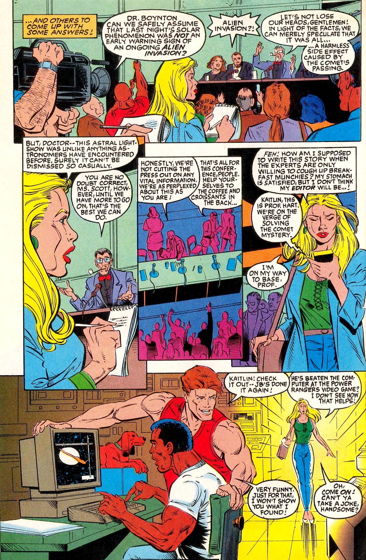 Read online Mighty Morphin Power Rangers: Ninja Rangers/VR Troopers comic -  Issue #3 - 22