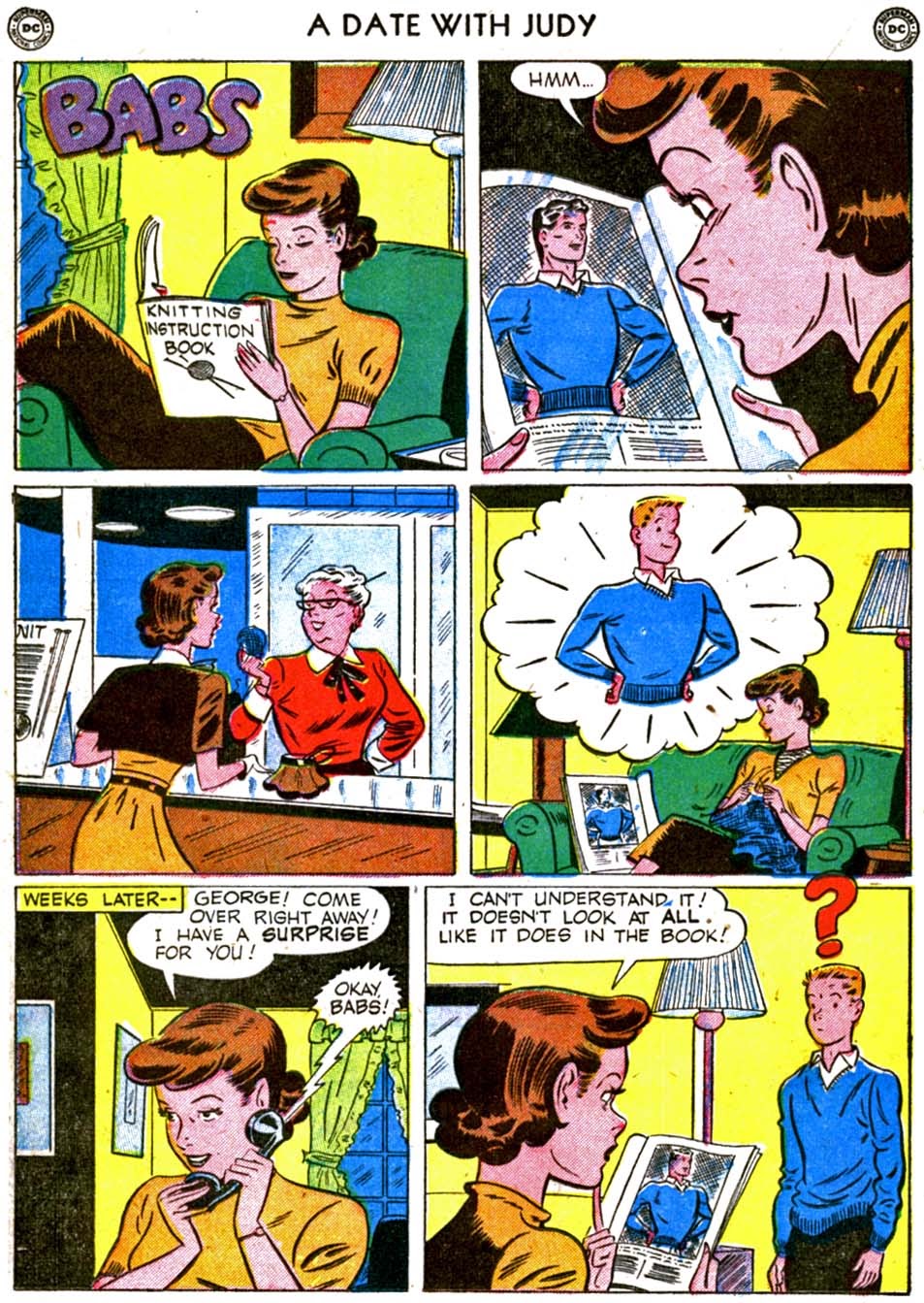 Read online A Date with Judy comic -  Issue #21 - 32