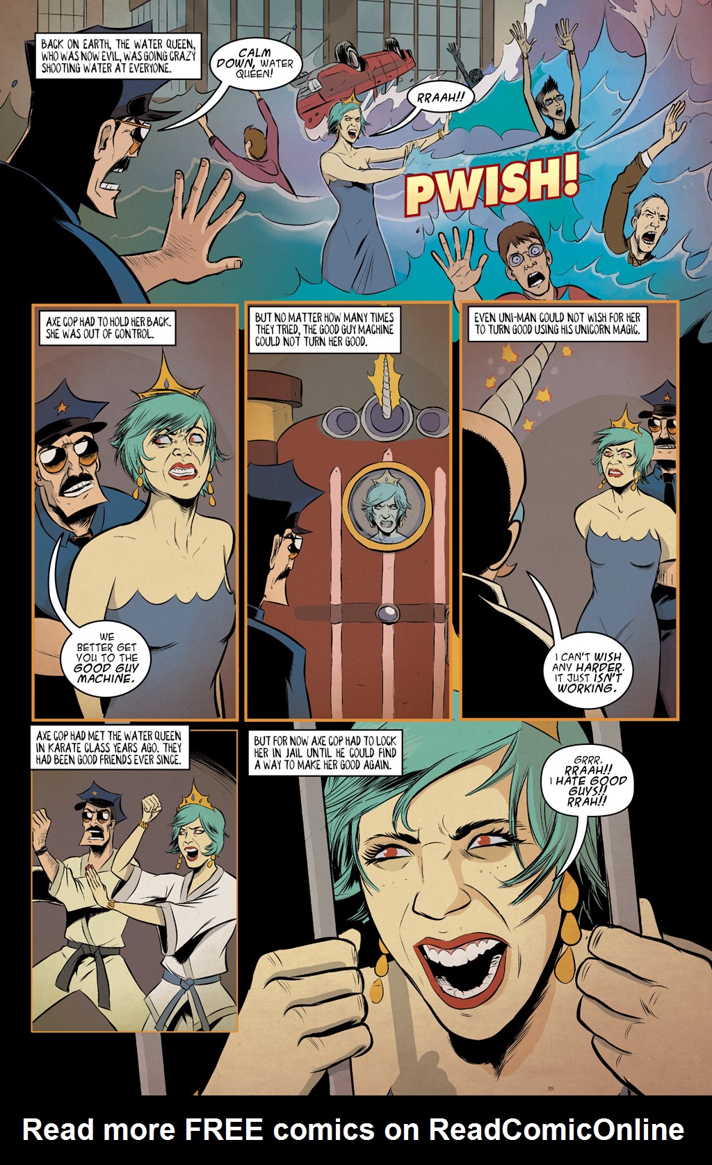 Read online Axe Cop: President of the World comic -  Issue #3 - 4