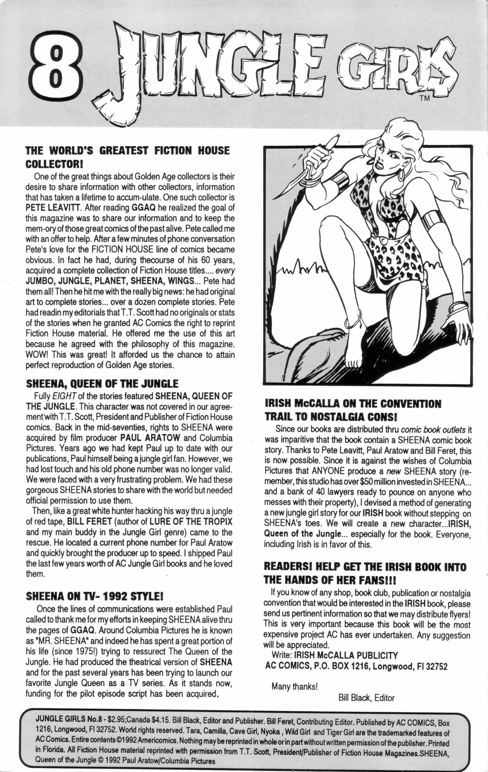 Read online Jungle Girls (1988) comic -  Issue #8 - 2