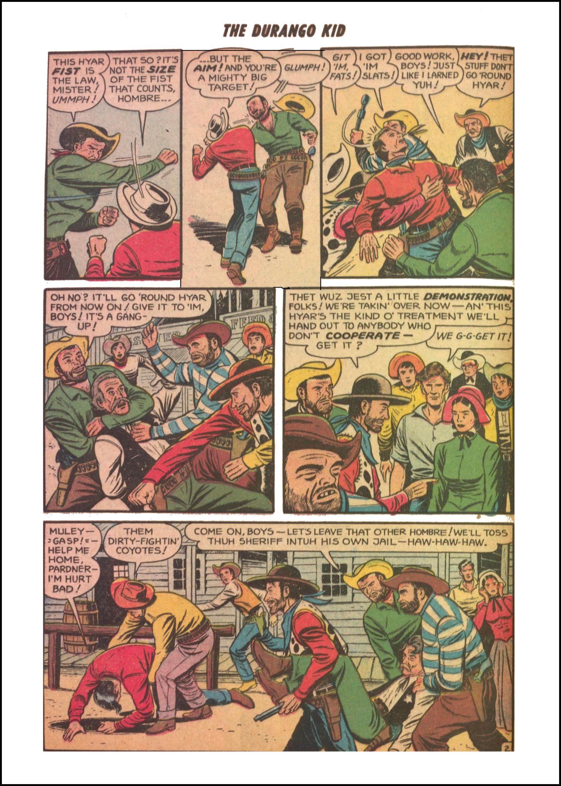 Read online Charles Starrett as The Durango Kid comic -  Issue #27 - 12