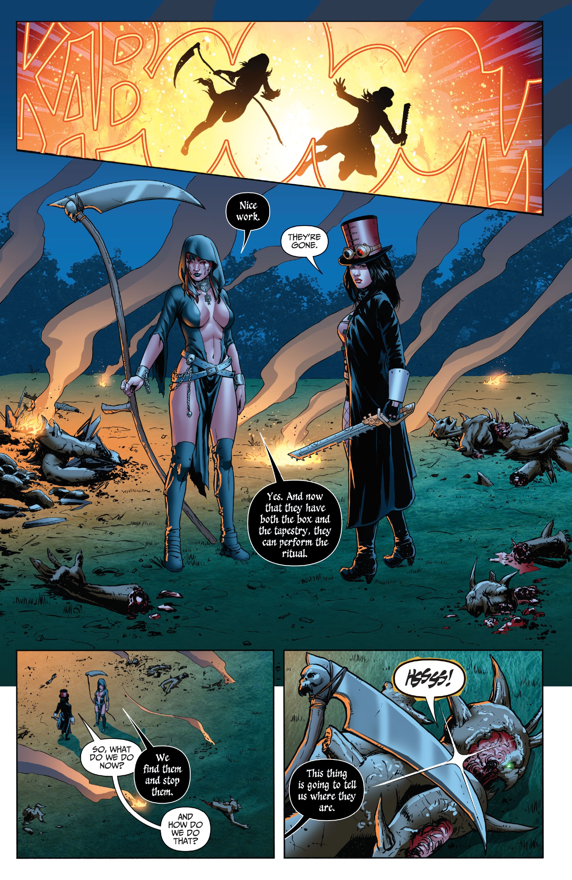 Read online Van Helsing: Hellfire comic -  Issue # Full - 24