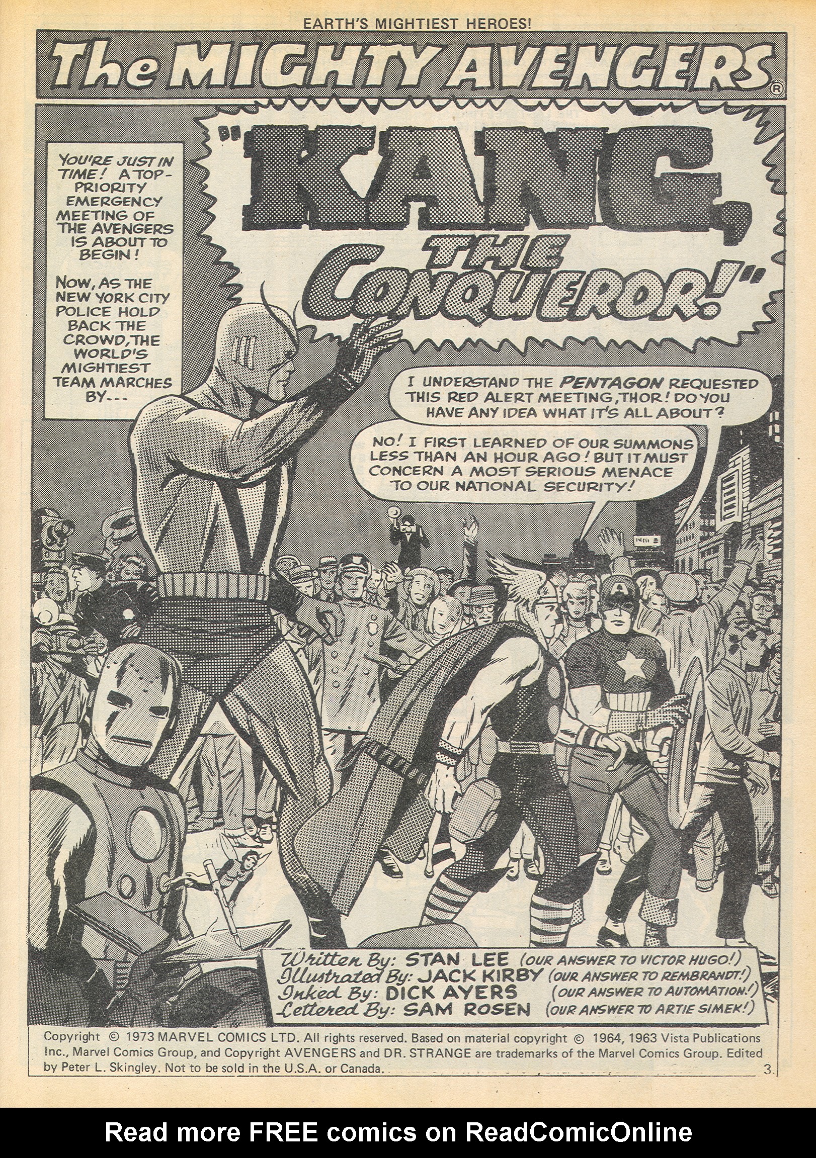 Read online The Avengers (1973) comic -  Issue #5 - 3