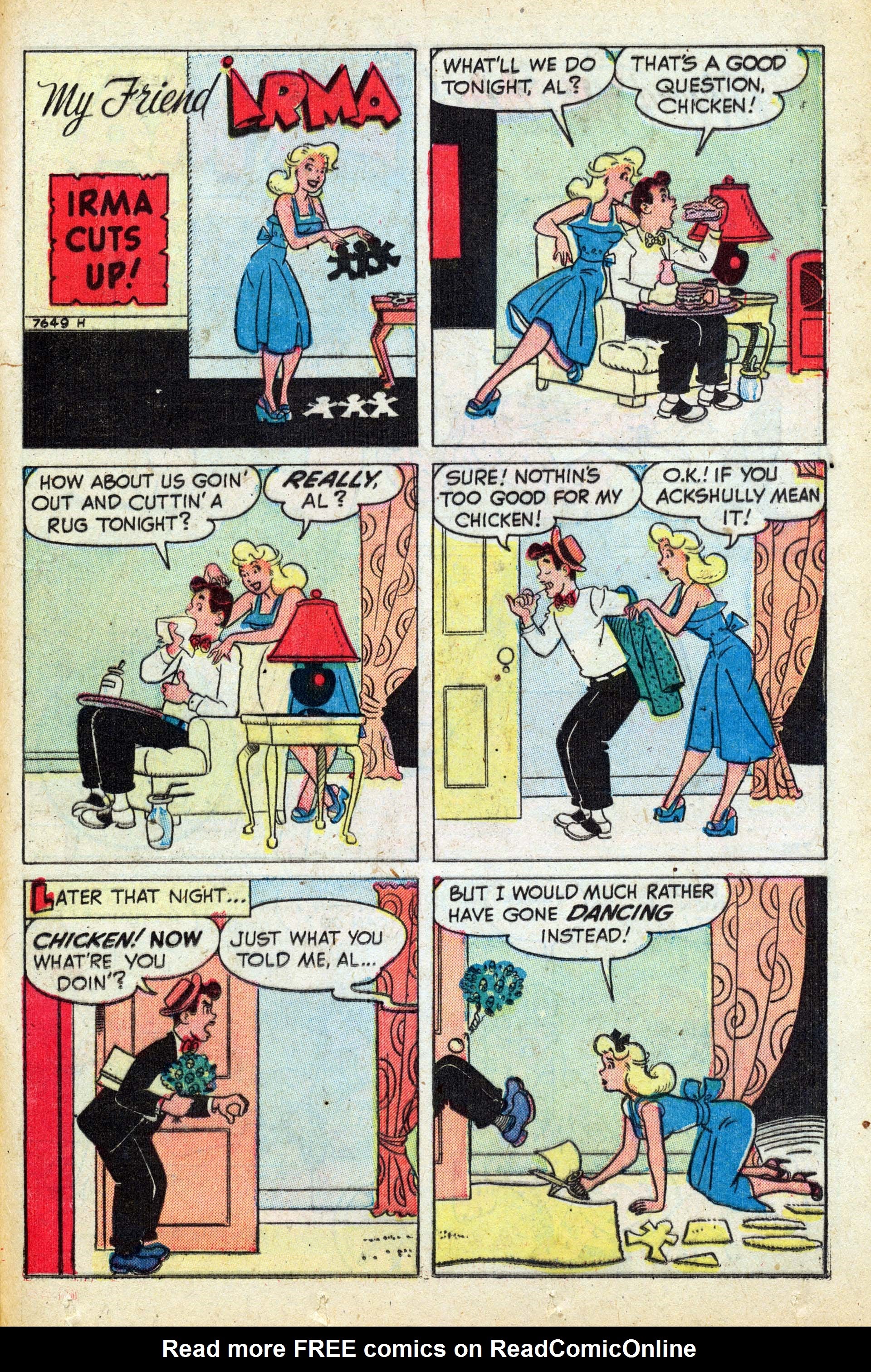 Read online My Friend Irma comic -  Issue #6 - 37