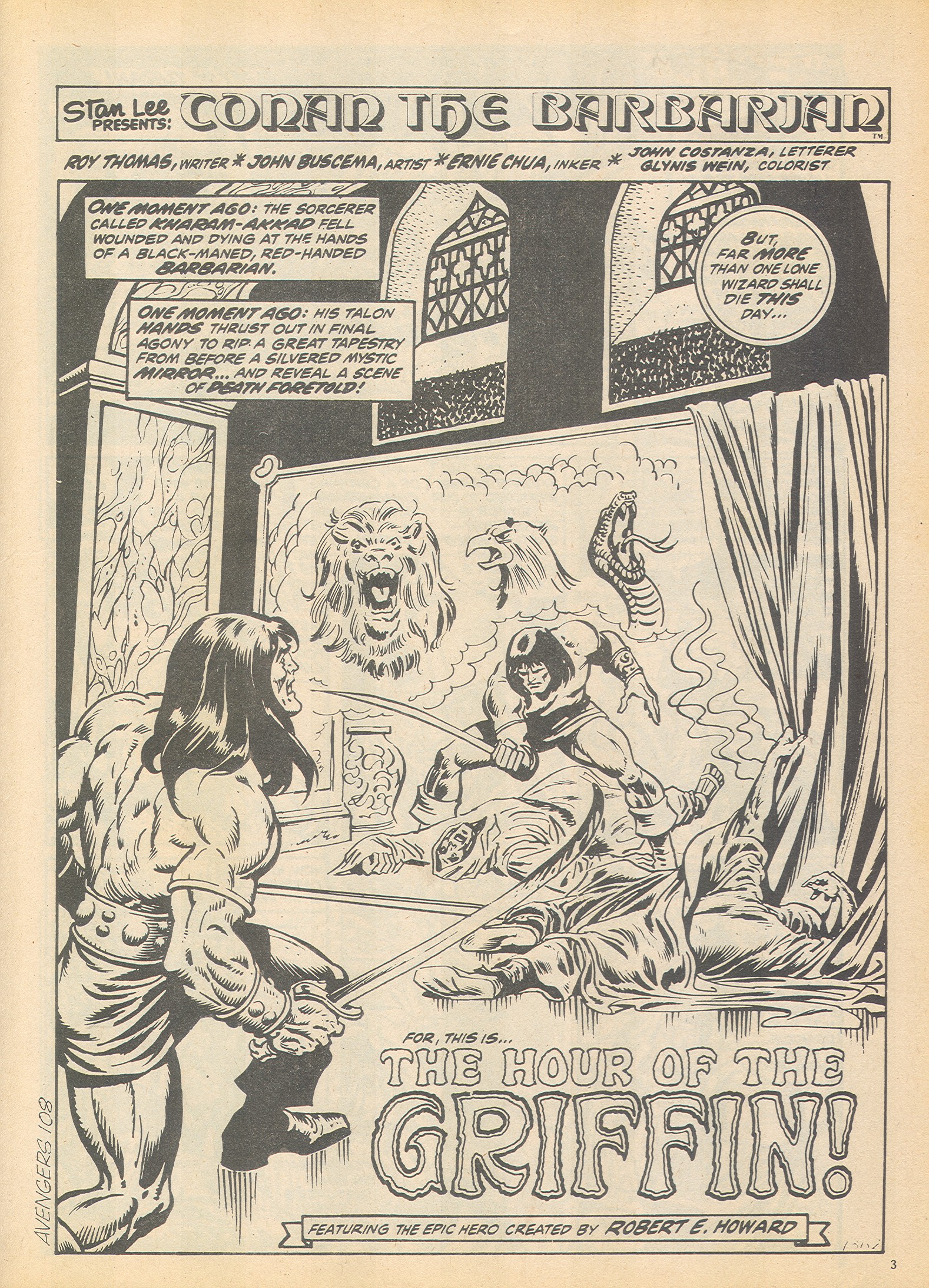 Read online The Avengers (1973) comic -  Issue #108 - 3