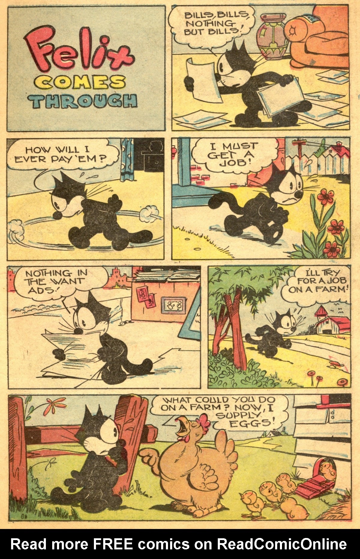 Read online Felix the Cat (1948) comic -  Issue #14 - 15