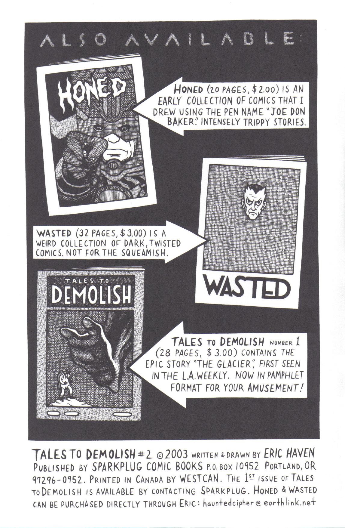 Read online Tales to Demolish comic -  Issue #2 - 2