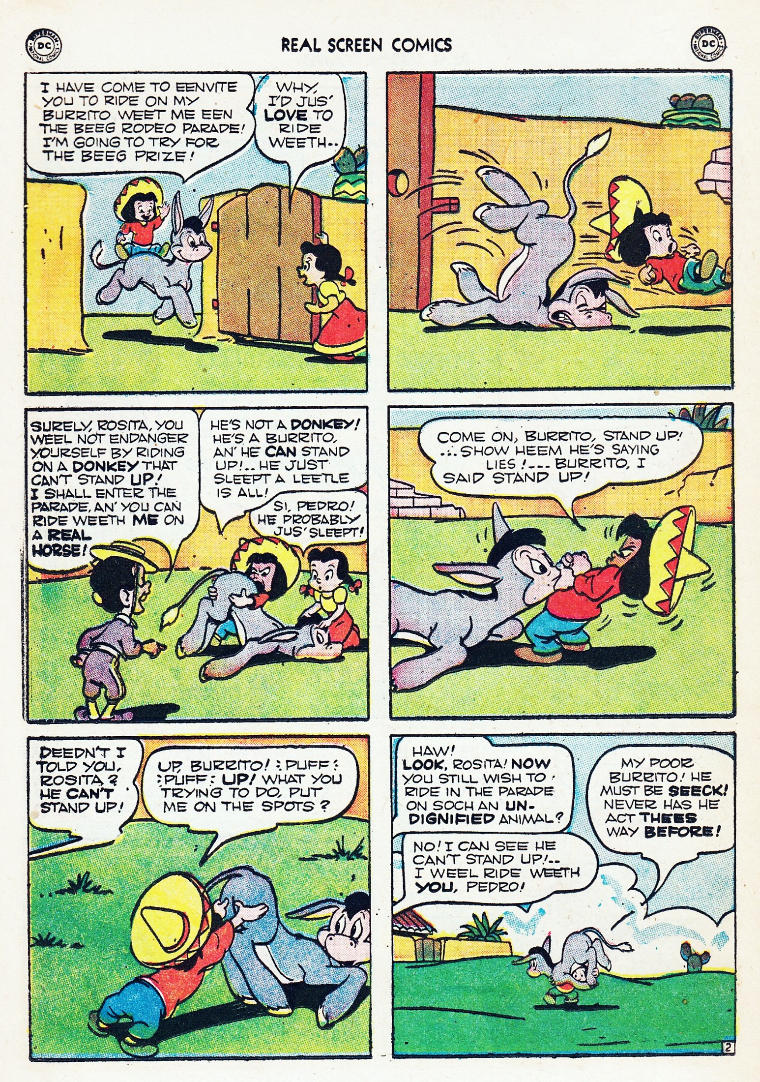 Read online Real Screen Comics comic -  Issue #27 - 32