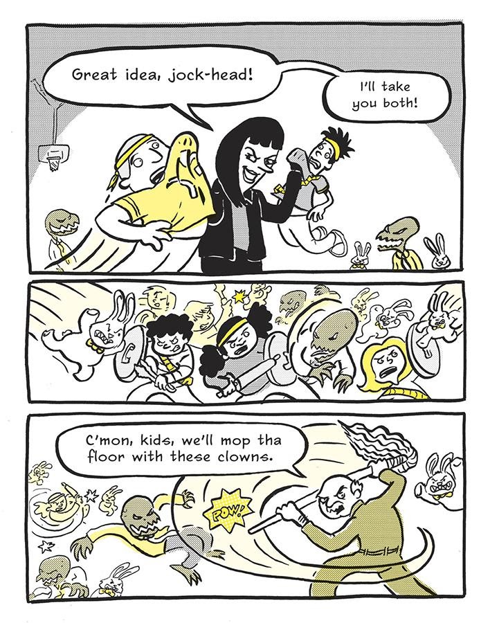 Read online Lunch Lady and the Schoolwide Scuffle comic -  Issue # TPB - 63