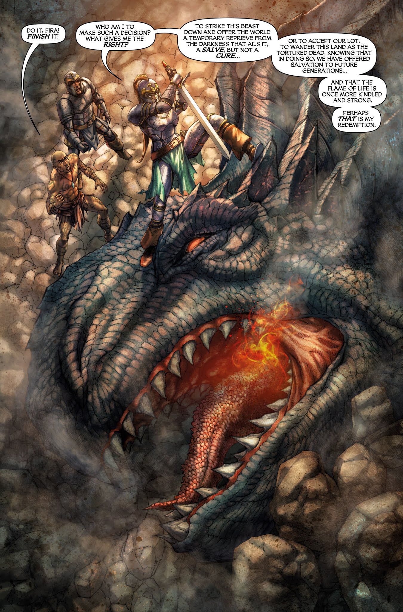 Read online Dark Souls: The Breath of Andolus comic -  Issue #4 - 20