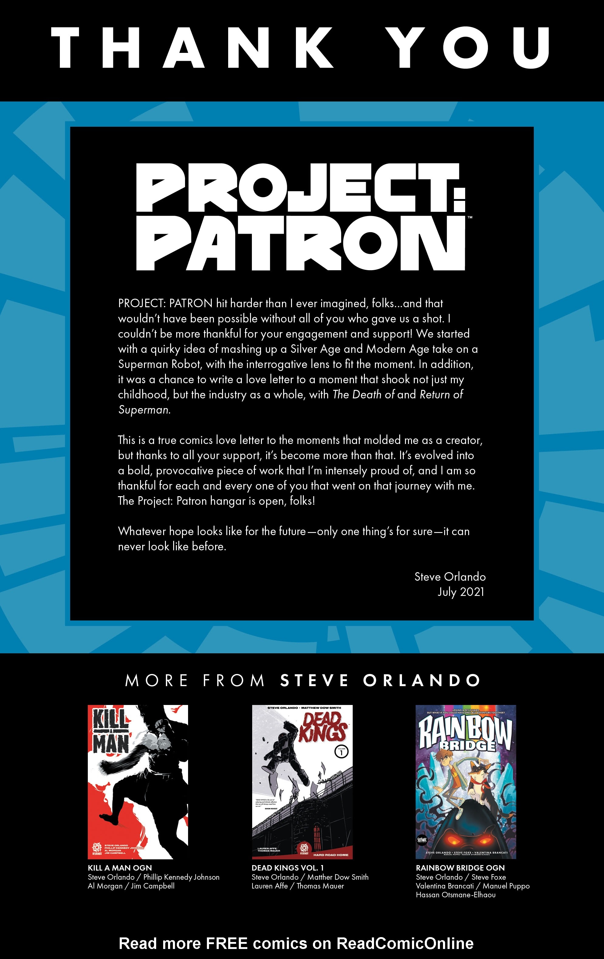 Read online Project Patron comic -  Issue #5 - 21