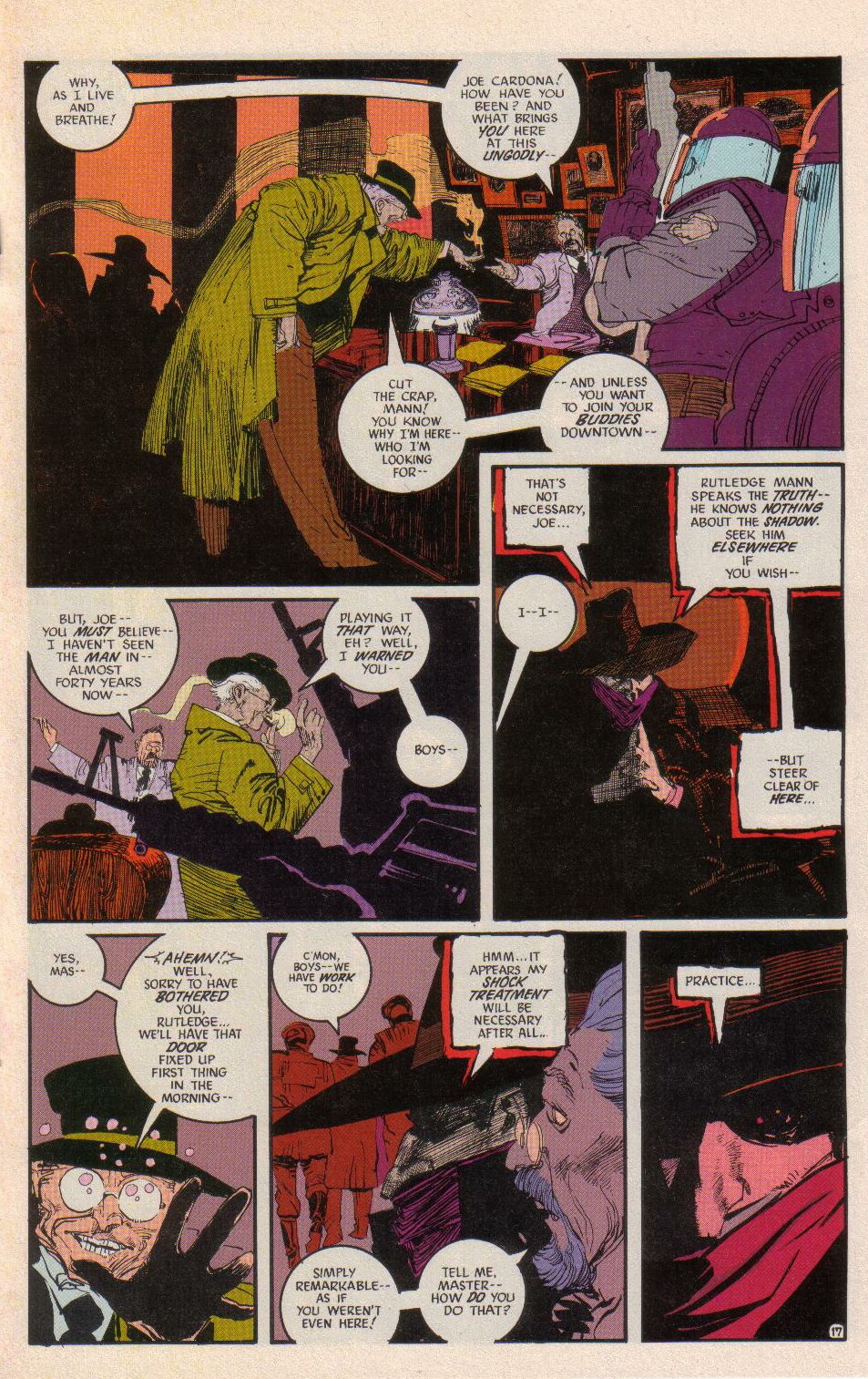 Read online The Shadow (1987) comic -  Issue #2 - 18