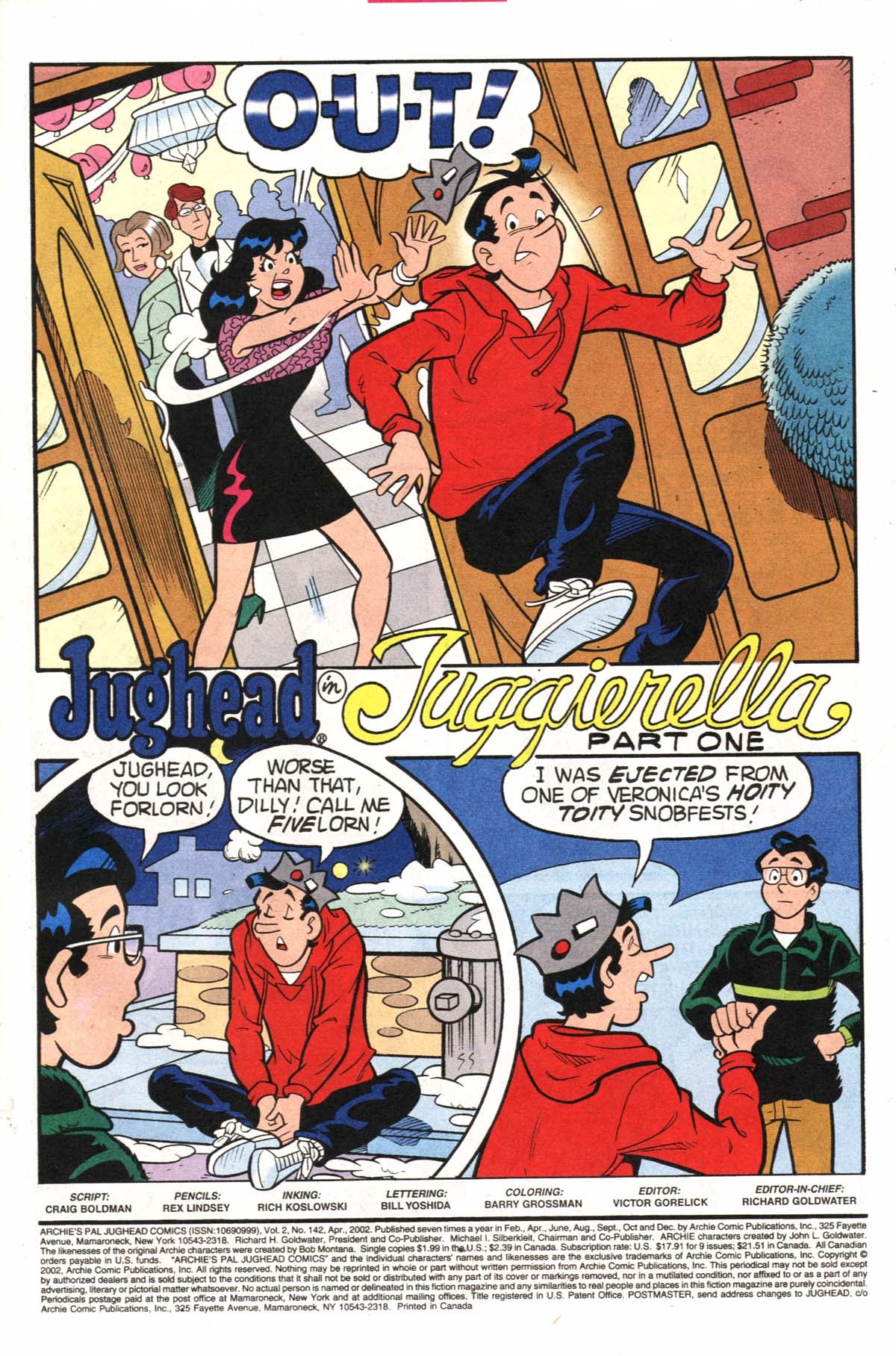 Read online Archie's Pal Jughead Comics comic -  Issue #142 - 2