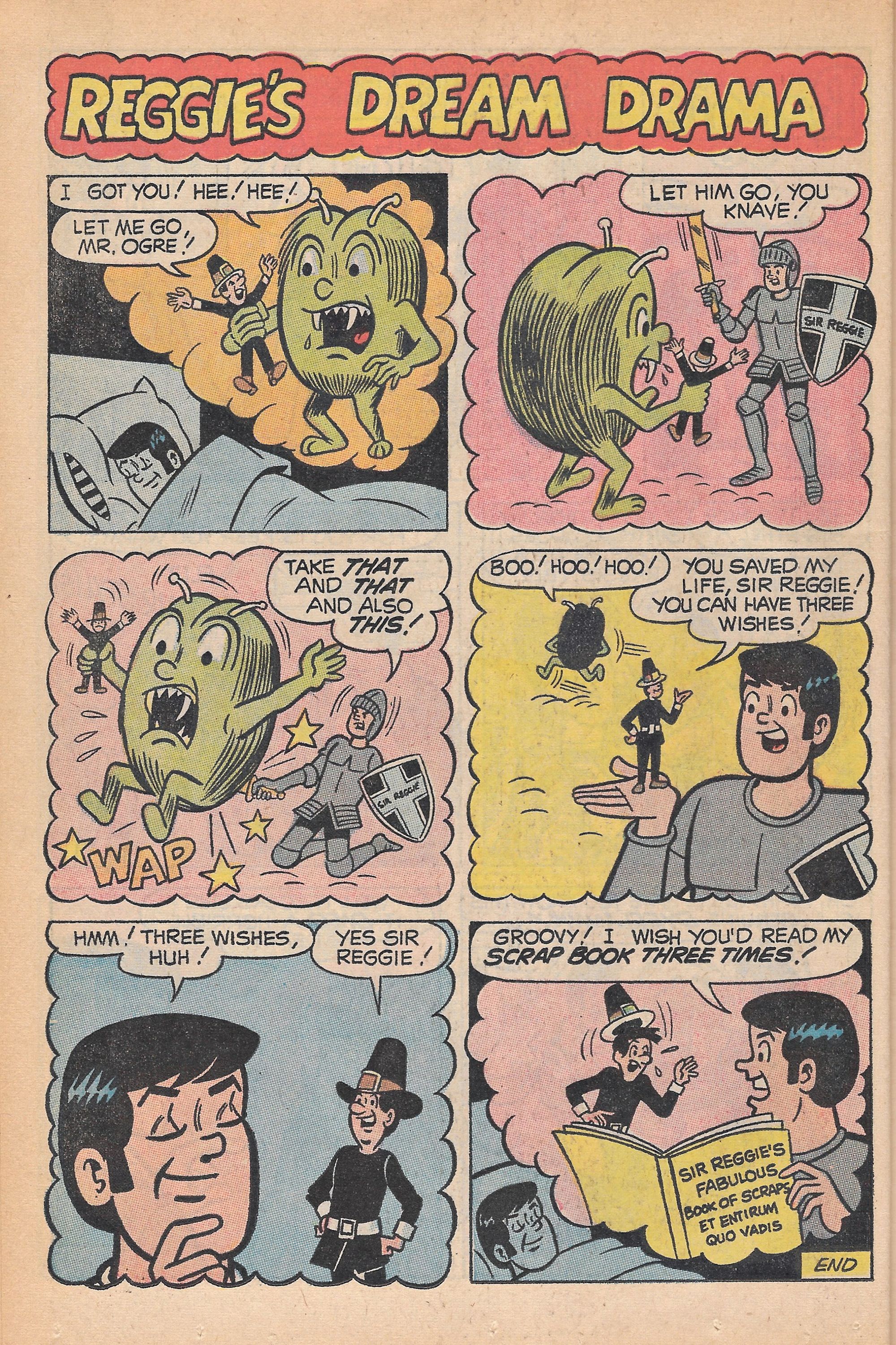 Read online Reggie's Wise Guy Jokes comic -  Issue #11 - 16