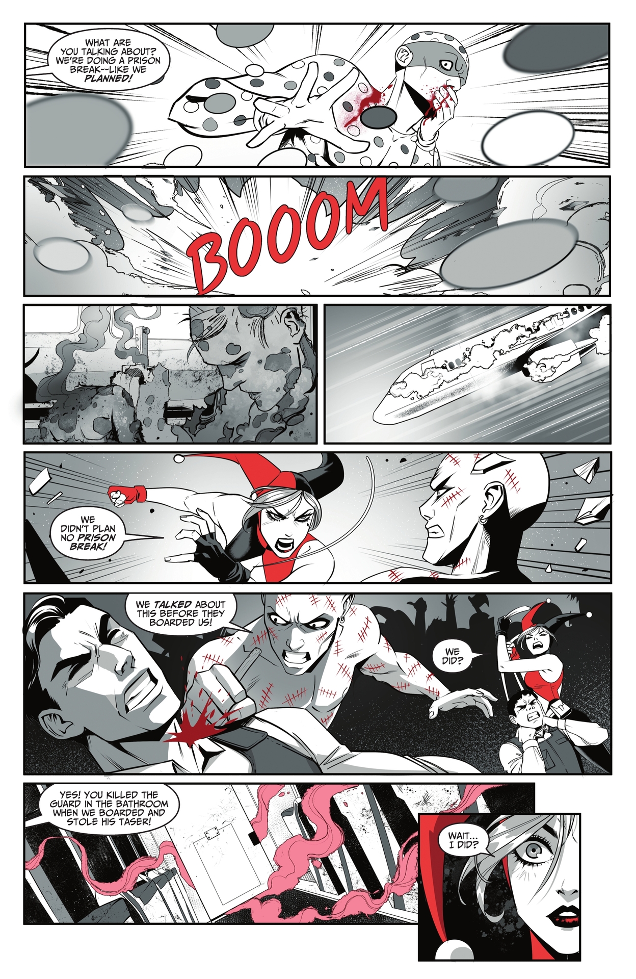 Read online Harley Quinn: Black   White   Redder comic -  Issue #5 - 23