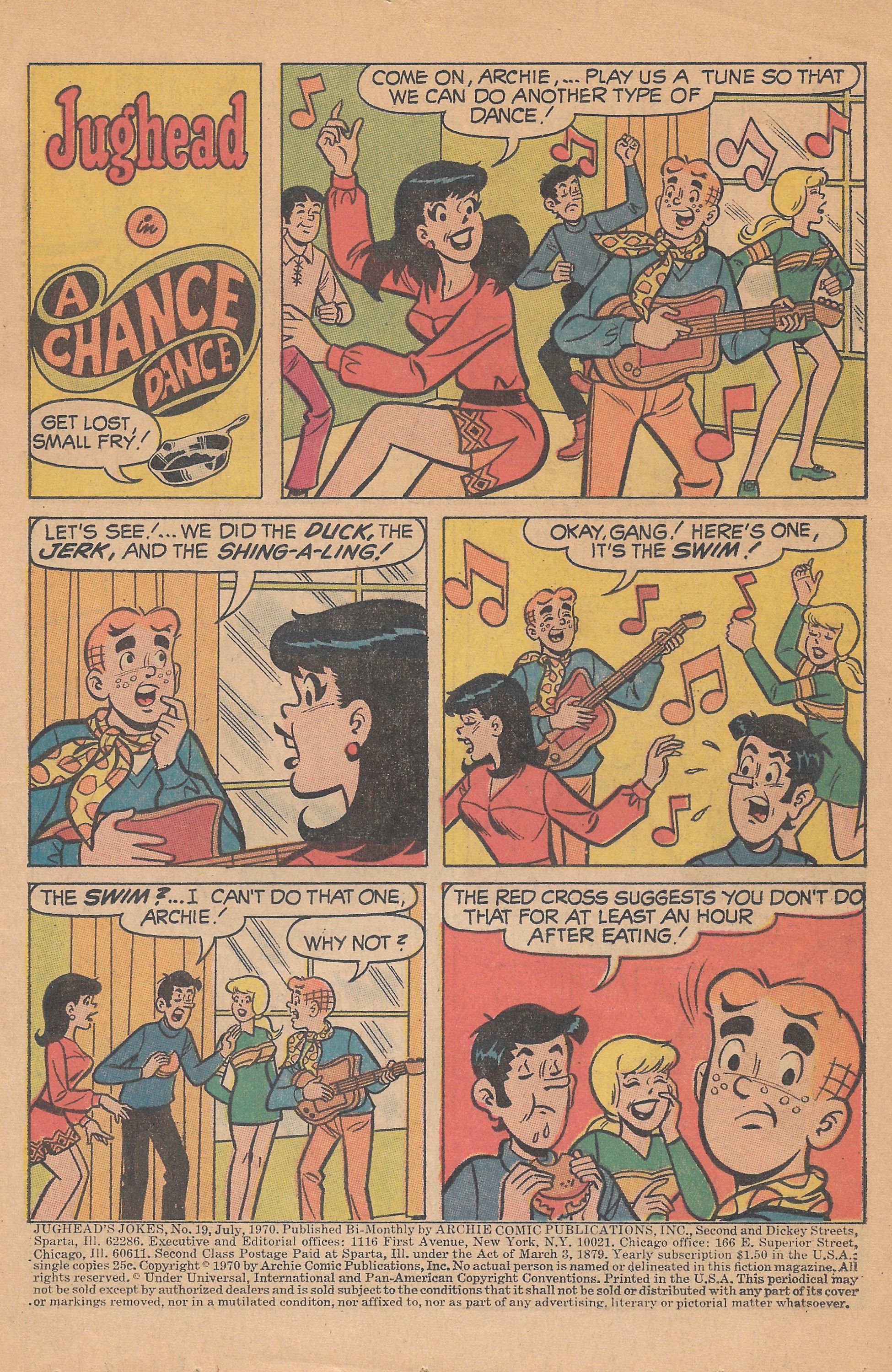 Read online Jughead's Jokes comic -  Issue #19 - 3