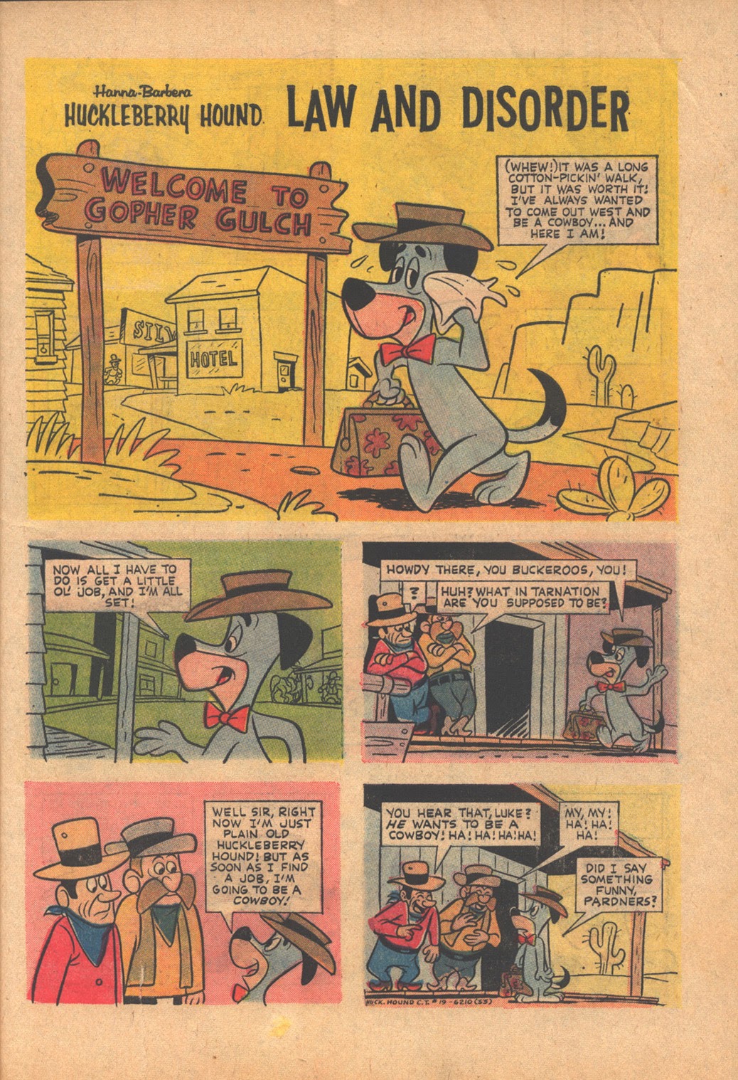 Read online Huckleberry Hound (1960) comic -  Issue #19 - 35