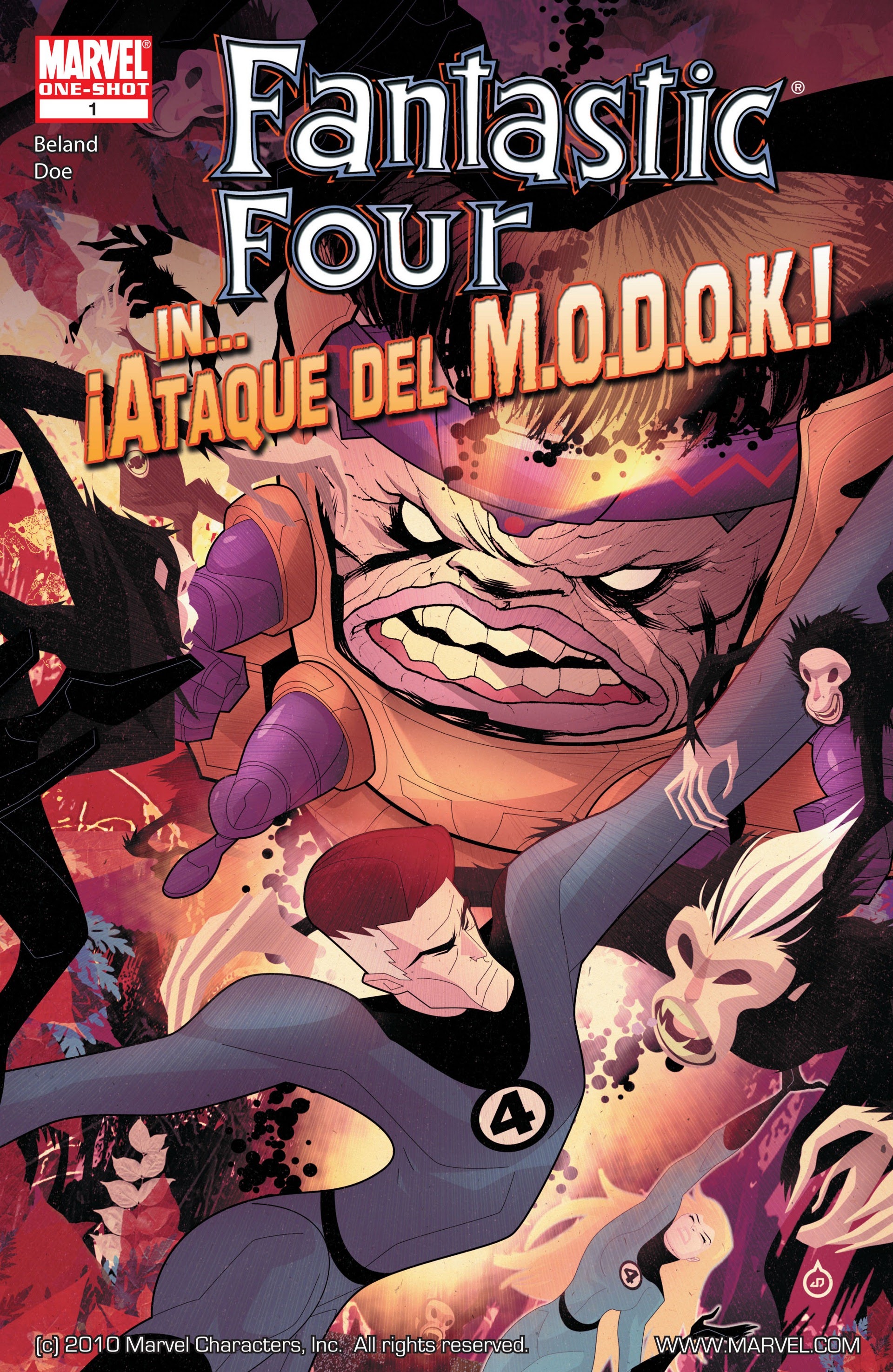 Read online Fantastic Four in...Ataque del M.O.D.O.K.! comic -  Issue # Full - 1