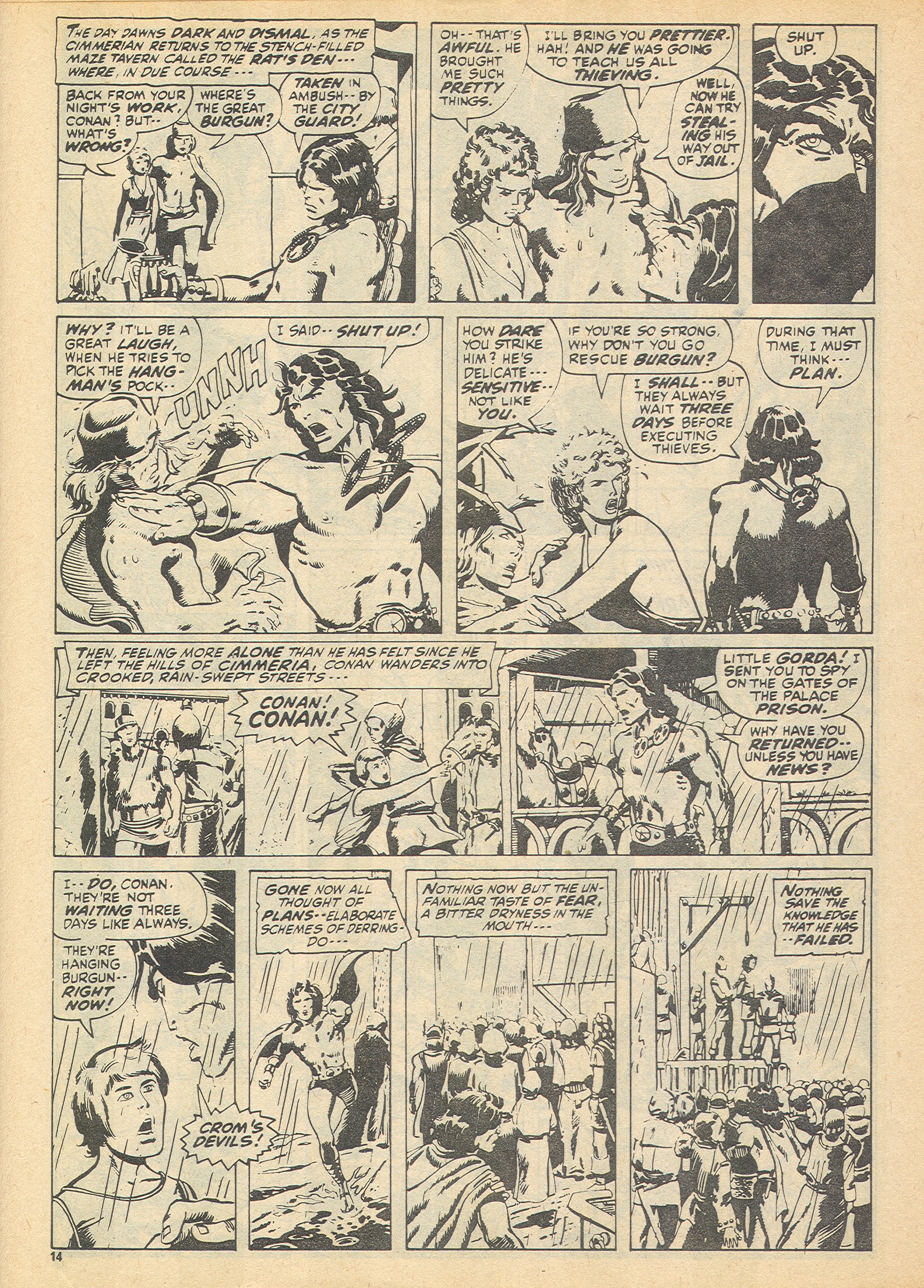 Read online The Savage Sword of Conan (1975) comic -  Issue #10 - 14
