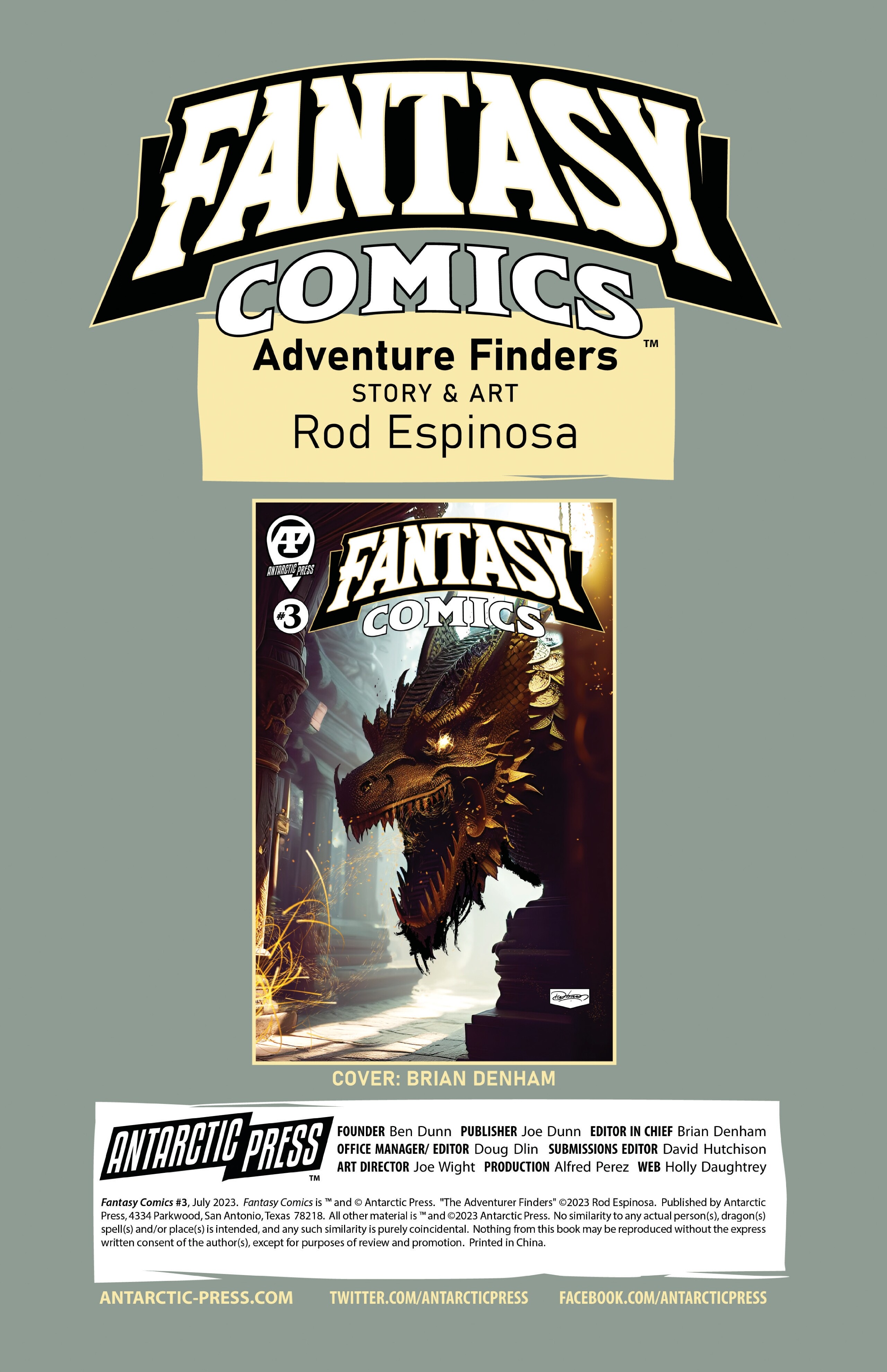 Read online Fantasy Comics comic -  Issue #3 - 2