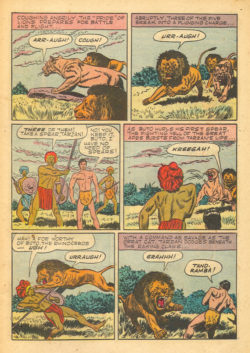 Read online Tarzan (1948) comic -  Issue #32 - 5