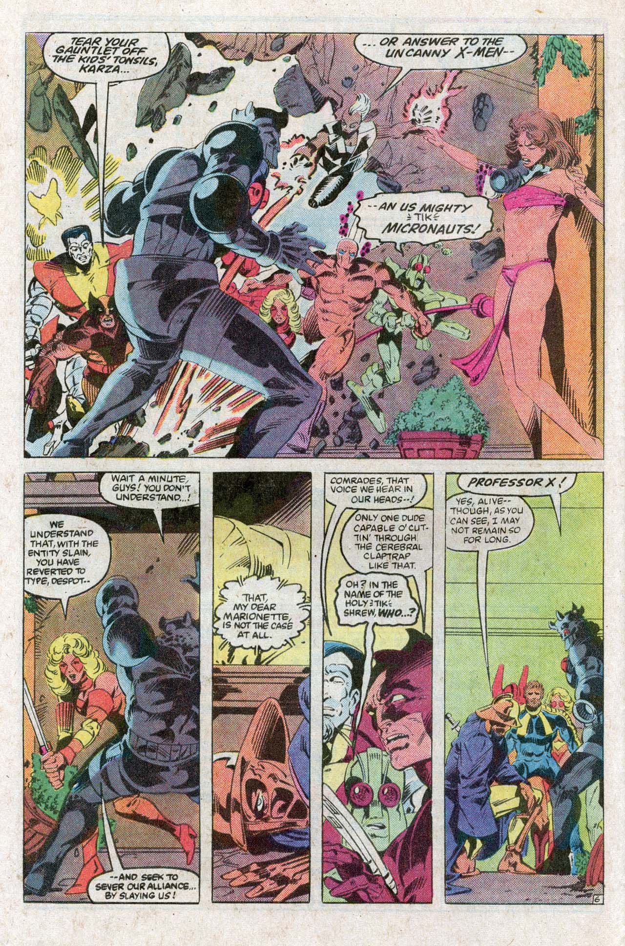 Read online The X-Men and the Micronauts comic -  Issue #4 - 10