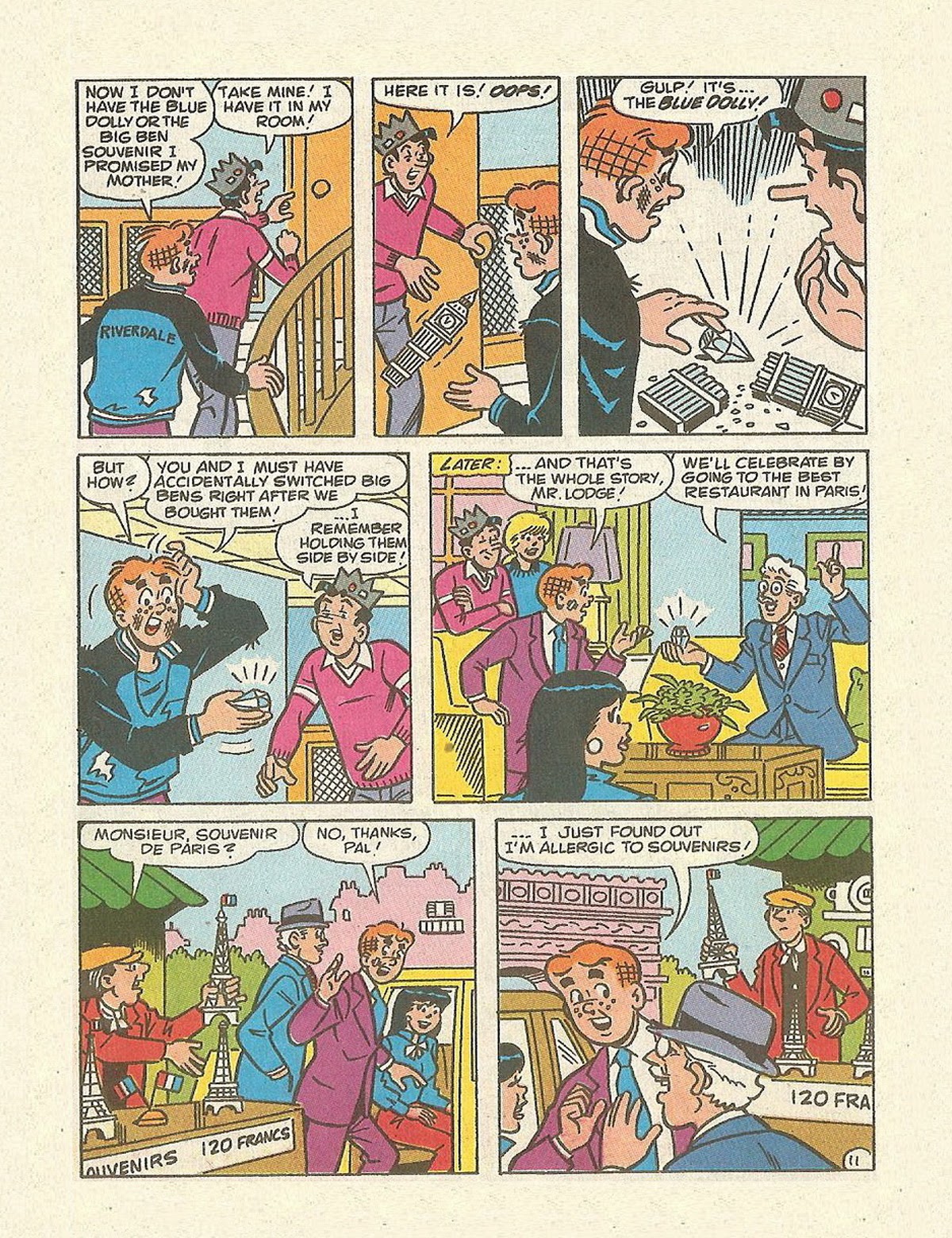 Read online Archie's Double Digest Magazine comic -  Issue #72 - 140