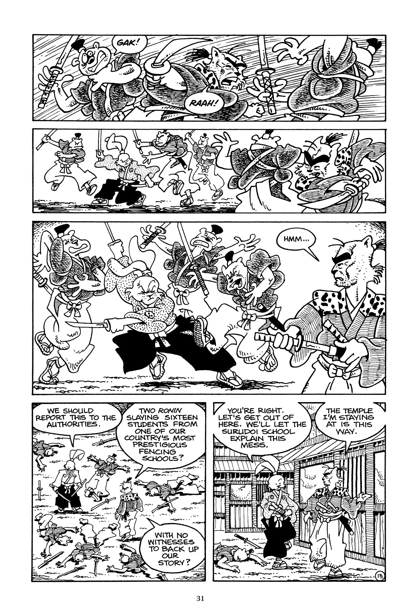 Read online The Usagi Yojimbo Saga comic -  Issue # TPB 2 - 31