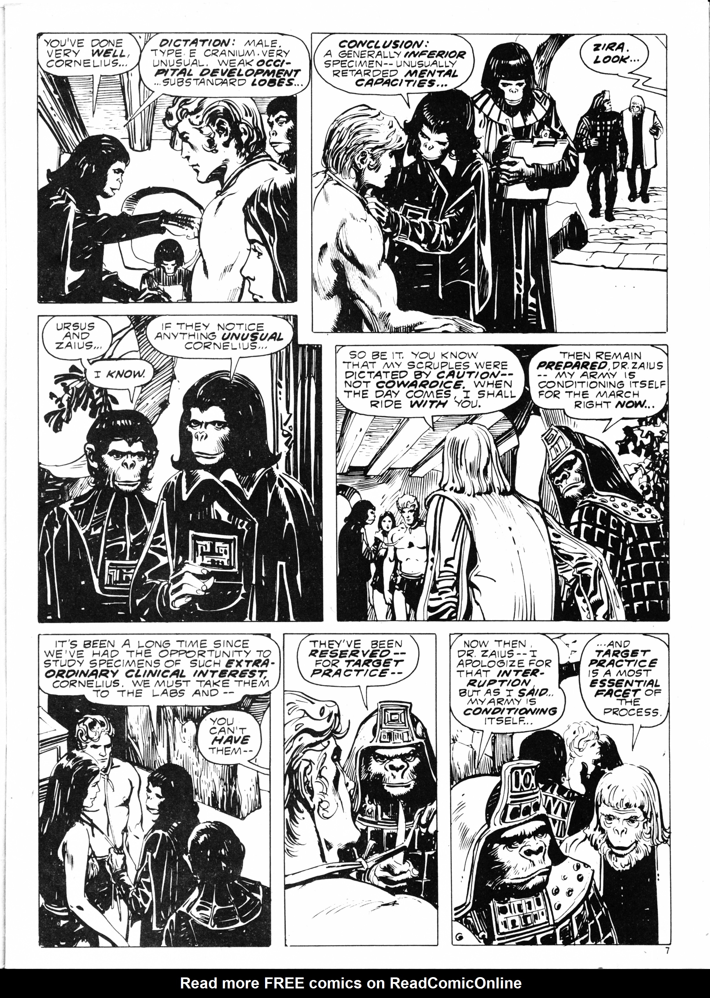 Read online Planet of the Apes (1974) comic -  Issue #38 - 7