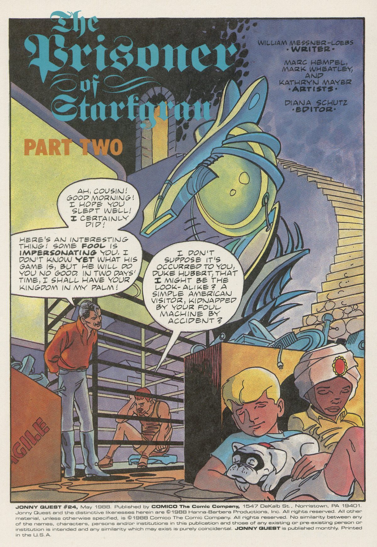 Read online Jonny Quest comic -  Issue #24 - 3