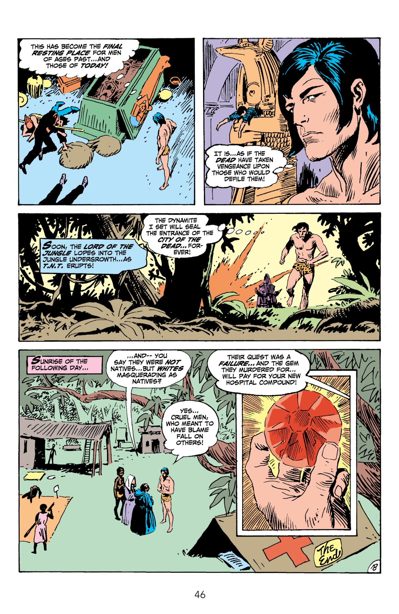 Read online Edgar Rice Burroughs' Tarzan The Joe Kubert Years comic -  Issue # TPB 2 (Part 1) - 48