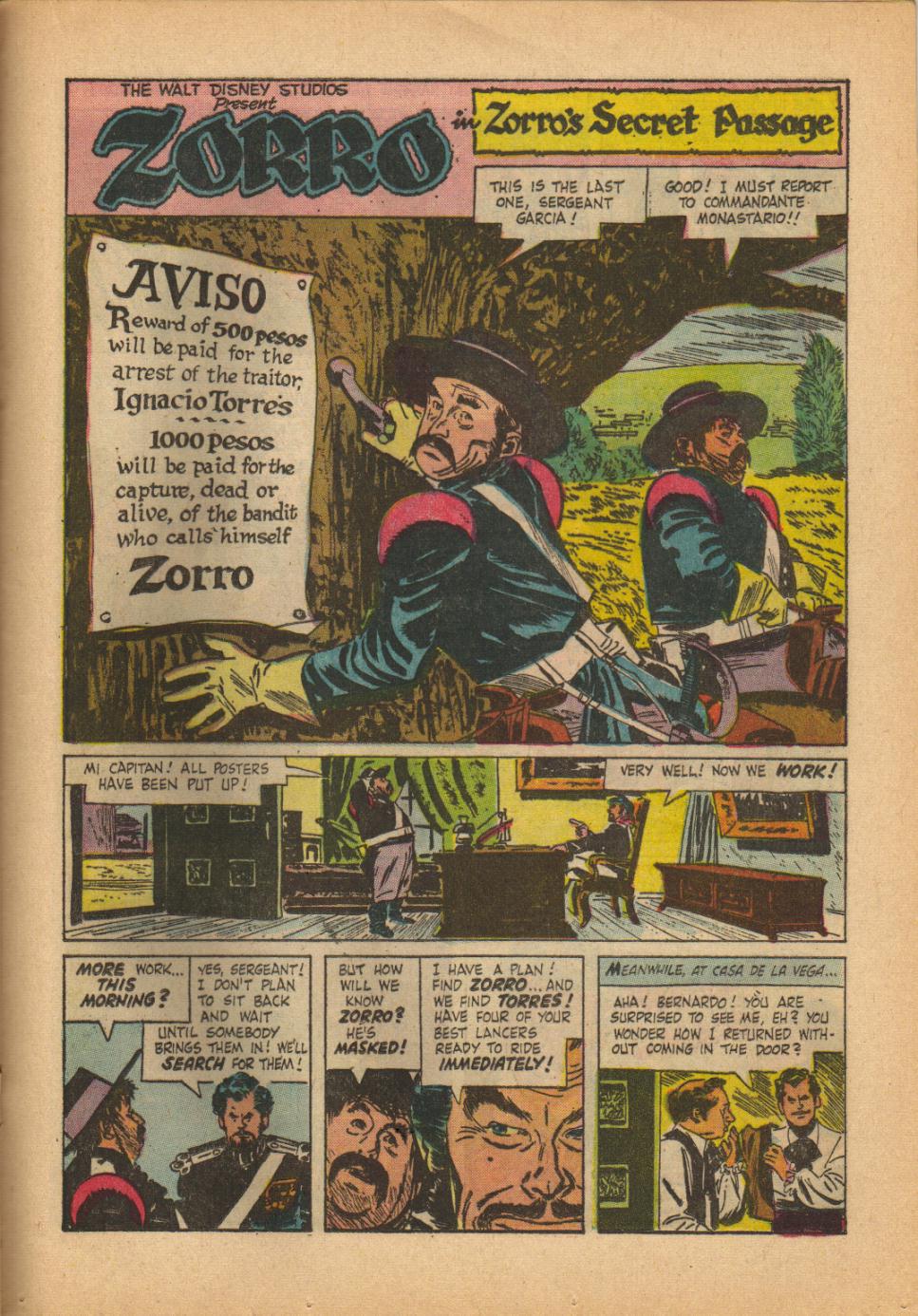 Read online Zorro (1966) comic -  Issue #1 - 21