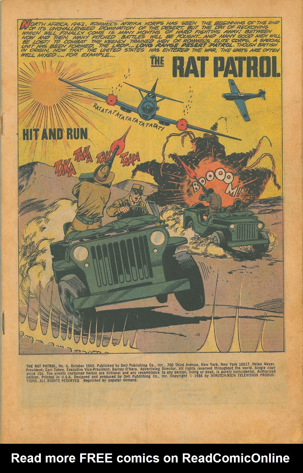 Read online The Rat Patrol comic -  Issue #6 - 3