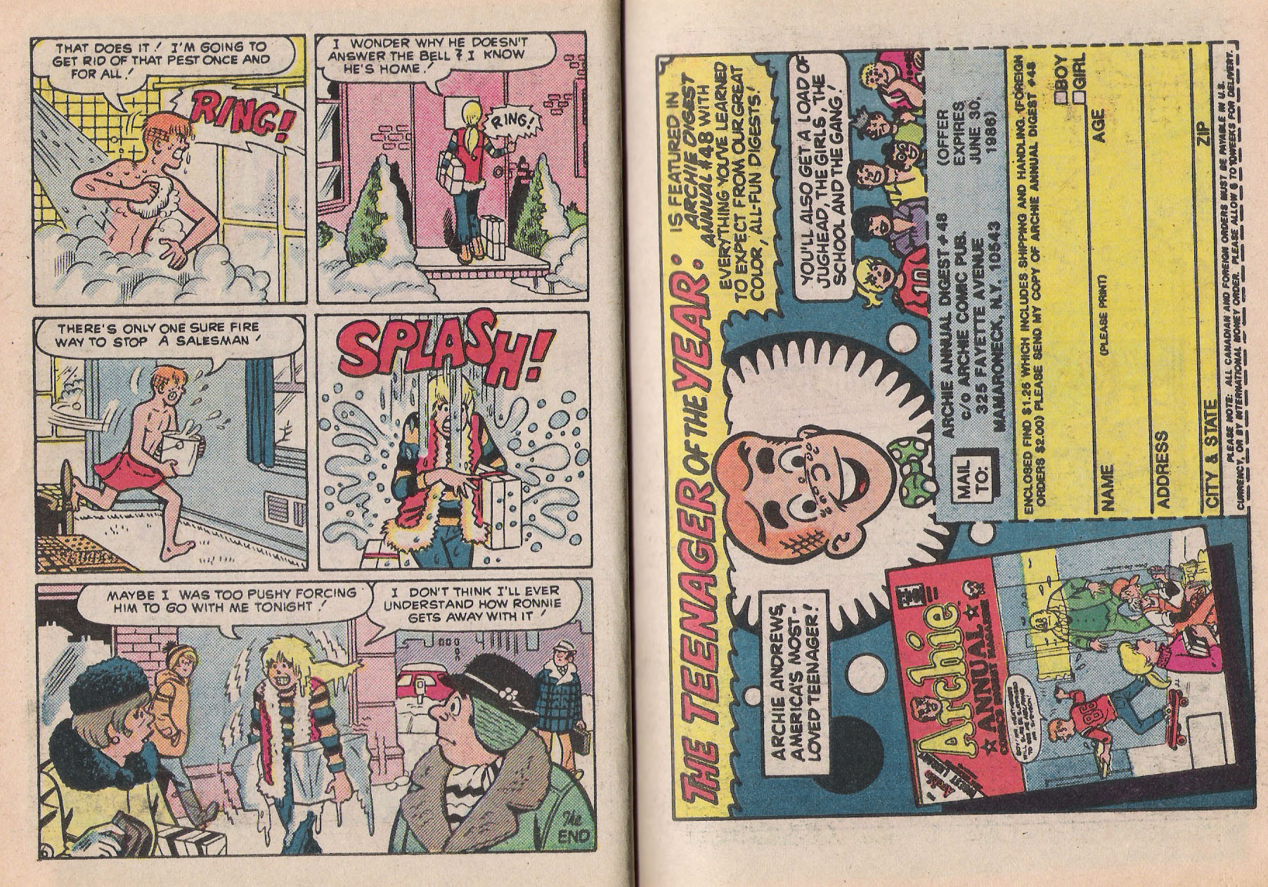 Read online Archie Digest Magazine comic -  Issue #77 - 12