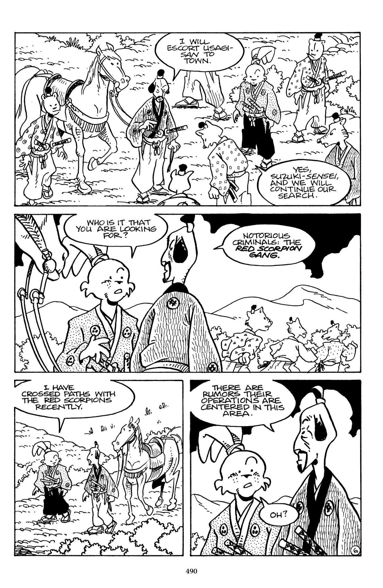 Read online The Usagi Yojimbo Saga comic -  Issue # TPB 7 - 482