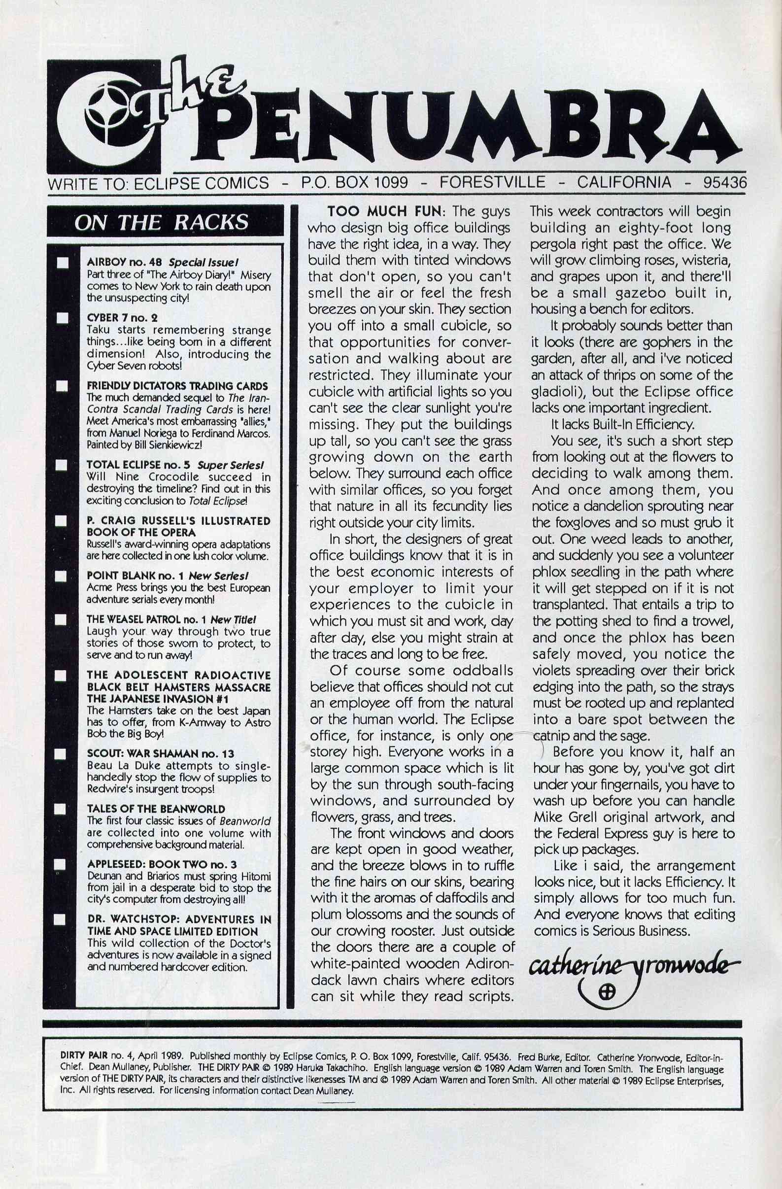 Read online Dirty Pair comic -  Issue #4 - 2