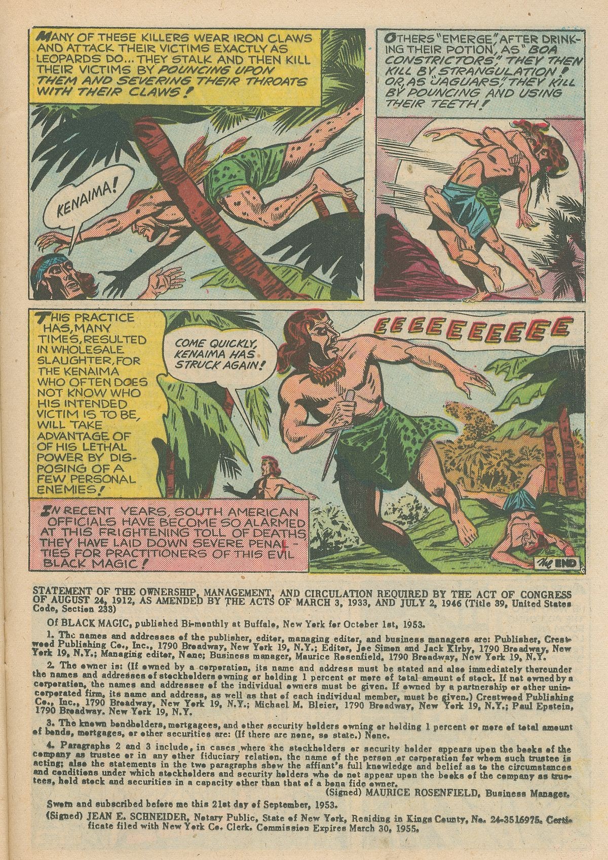Read online Black Magic (1950) comic -  Issue #29 - 25