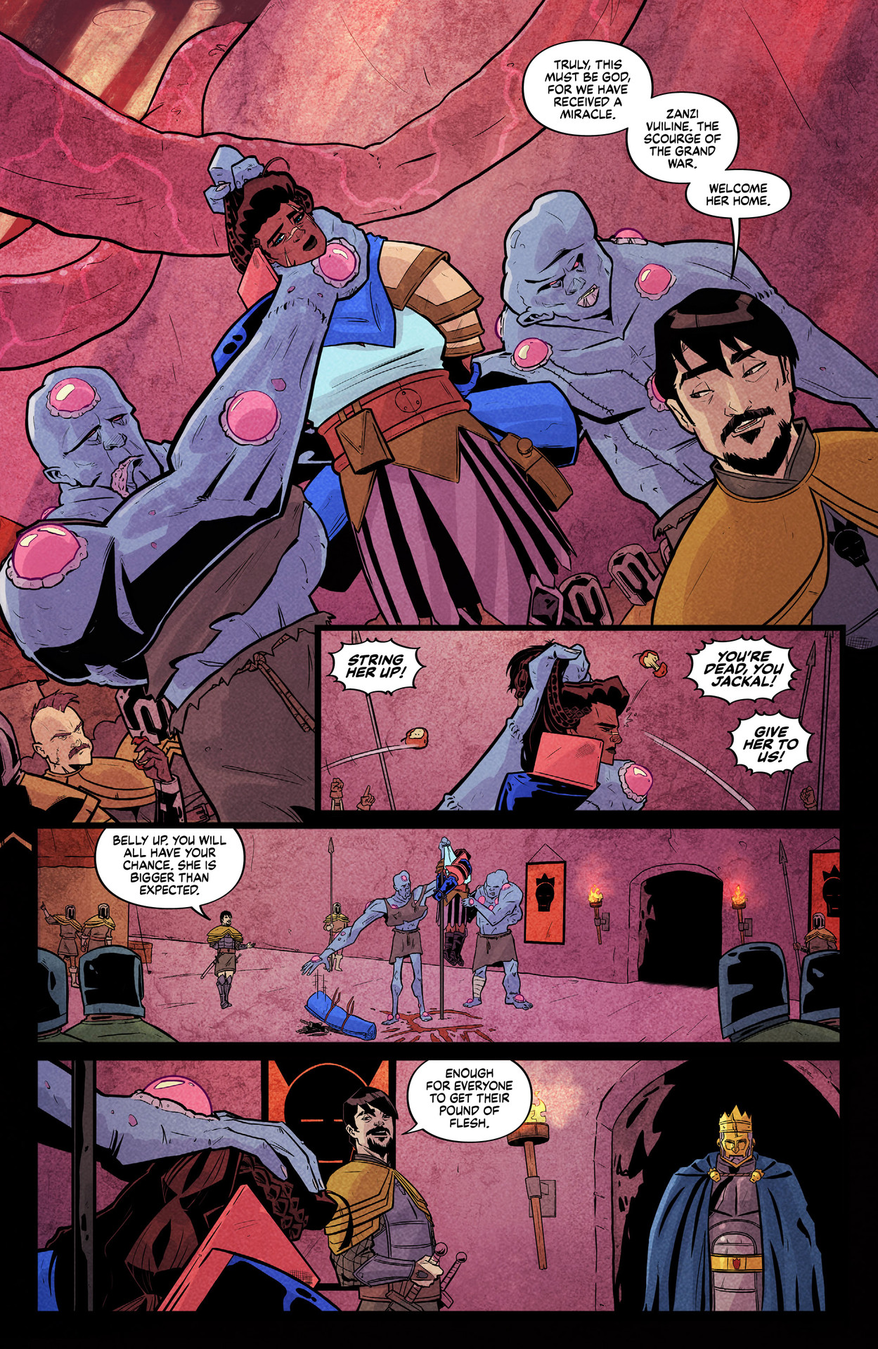 Read online Godfell comic -  Issue #5 - 14