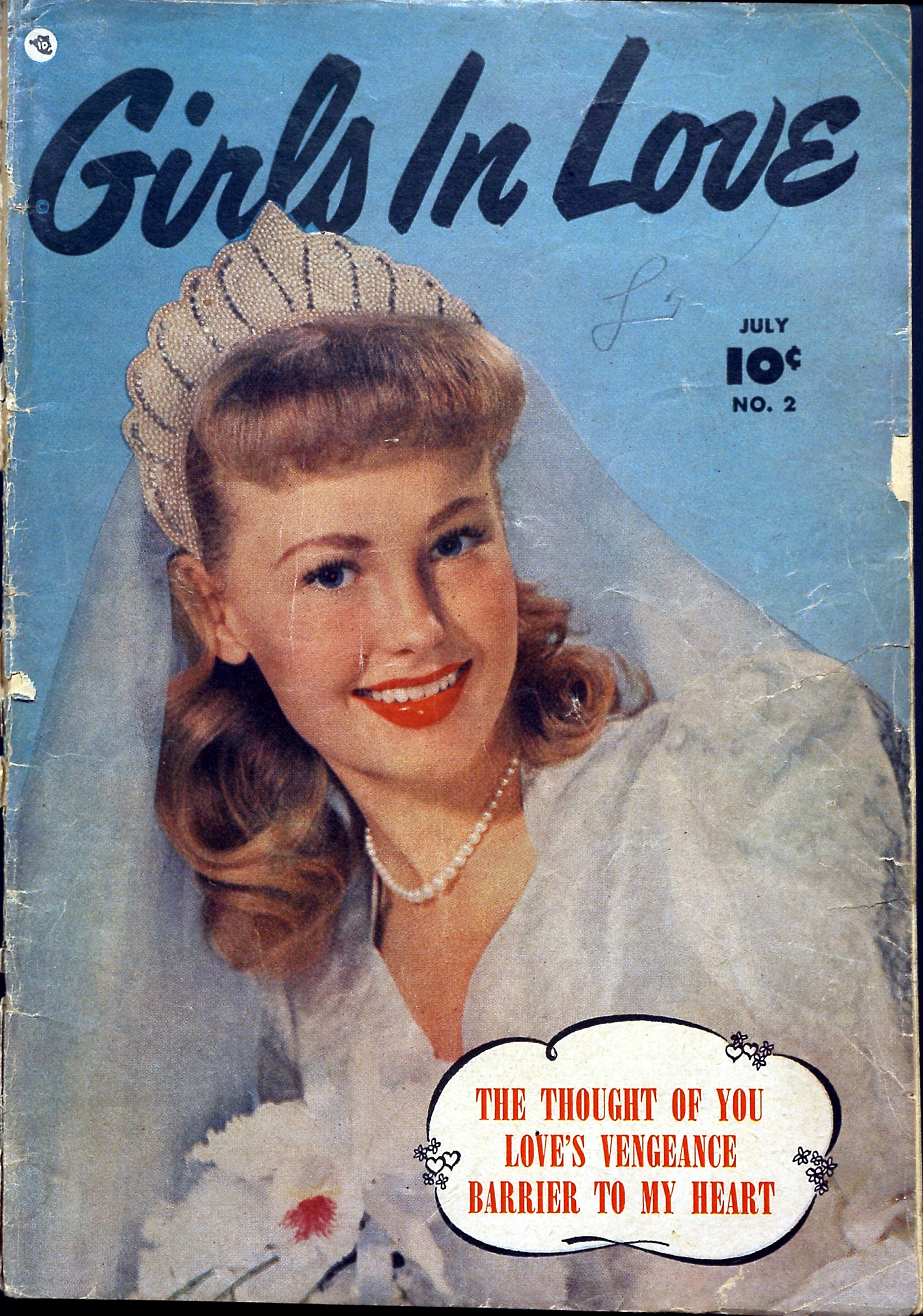 Read online Girls in Love (1950) comic -  Issue #2 - 1