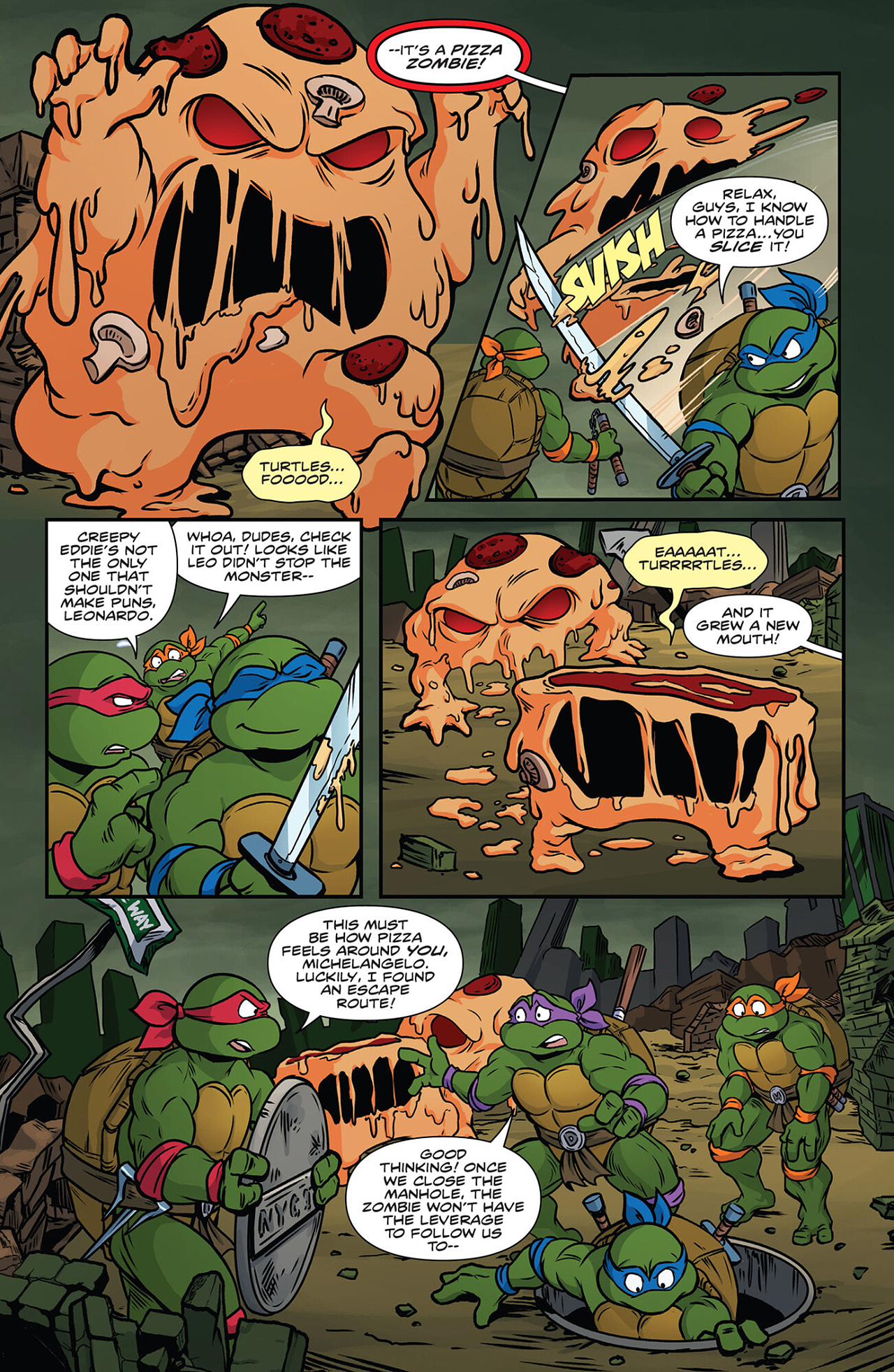 Read online Teenage Mutant Ninja Turtles: Saturday Morning Adventures – Halloween Special comic -  Issue # Full - 13