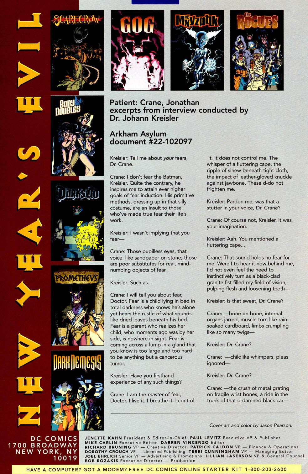 Read online Scarecrow (Villains) comic -  Issue # Full - 24