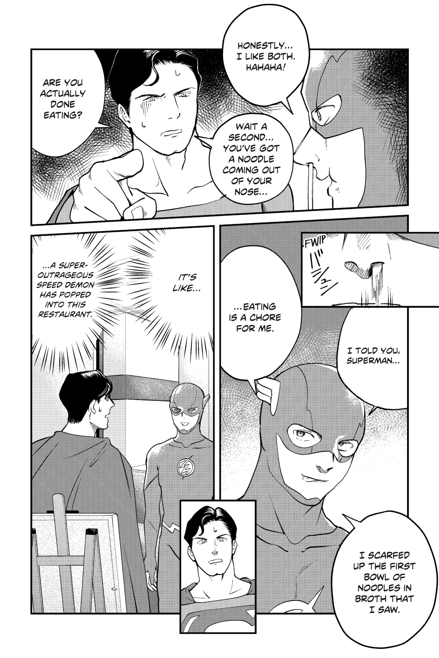 Read online Superman vs. Meshi comic -  Issue #9 - 12