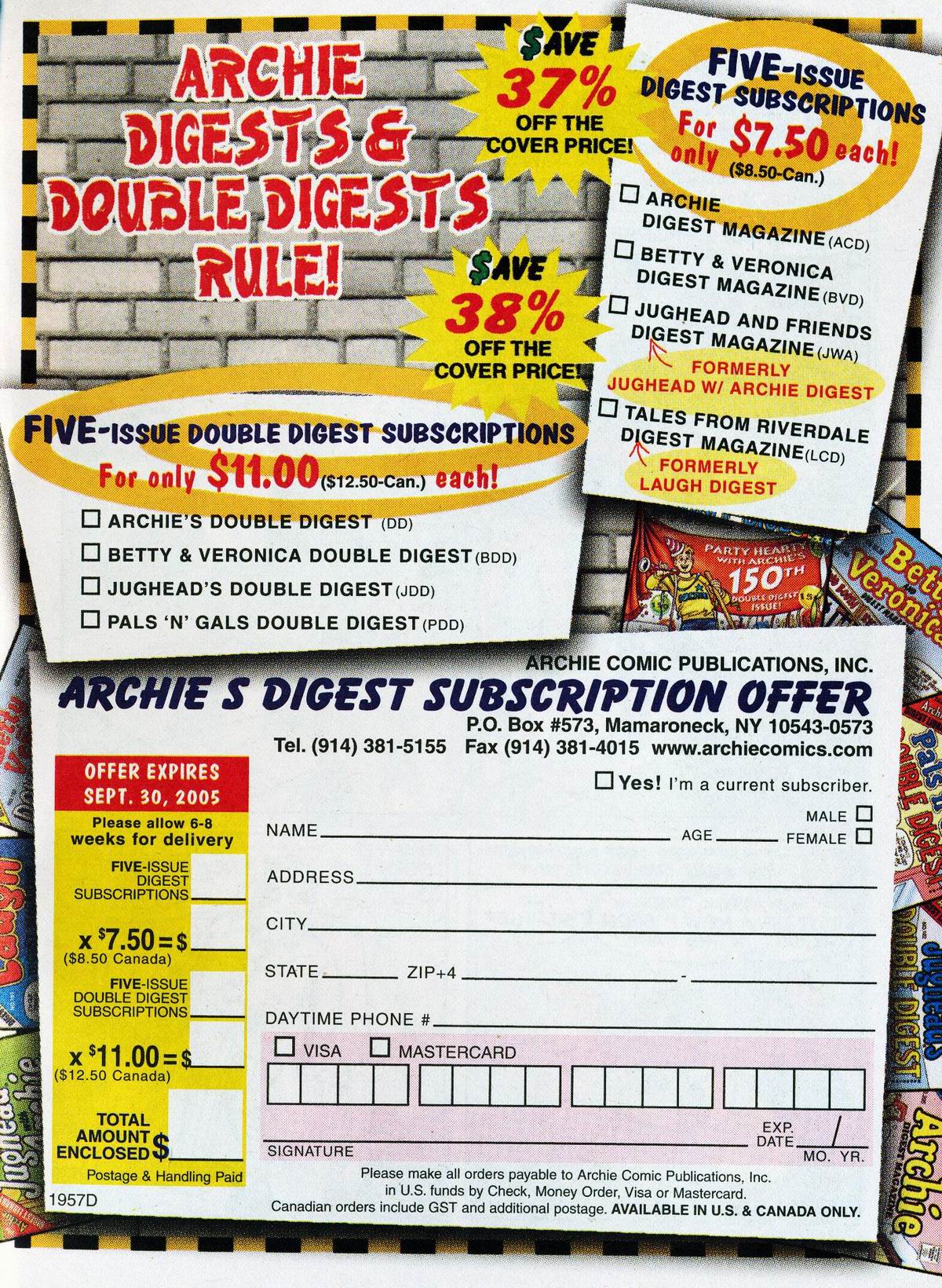 Read online Archie's Double Digest Magazine comic -  Issue #161 - 175