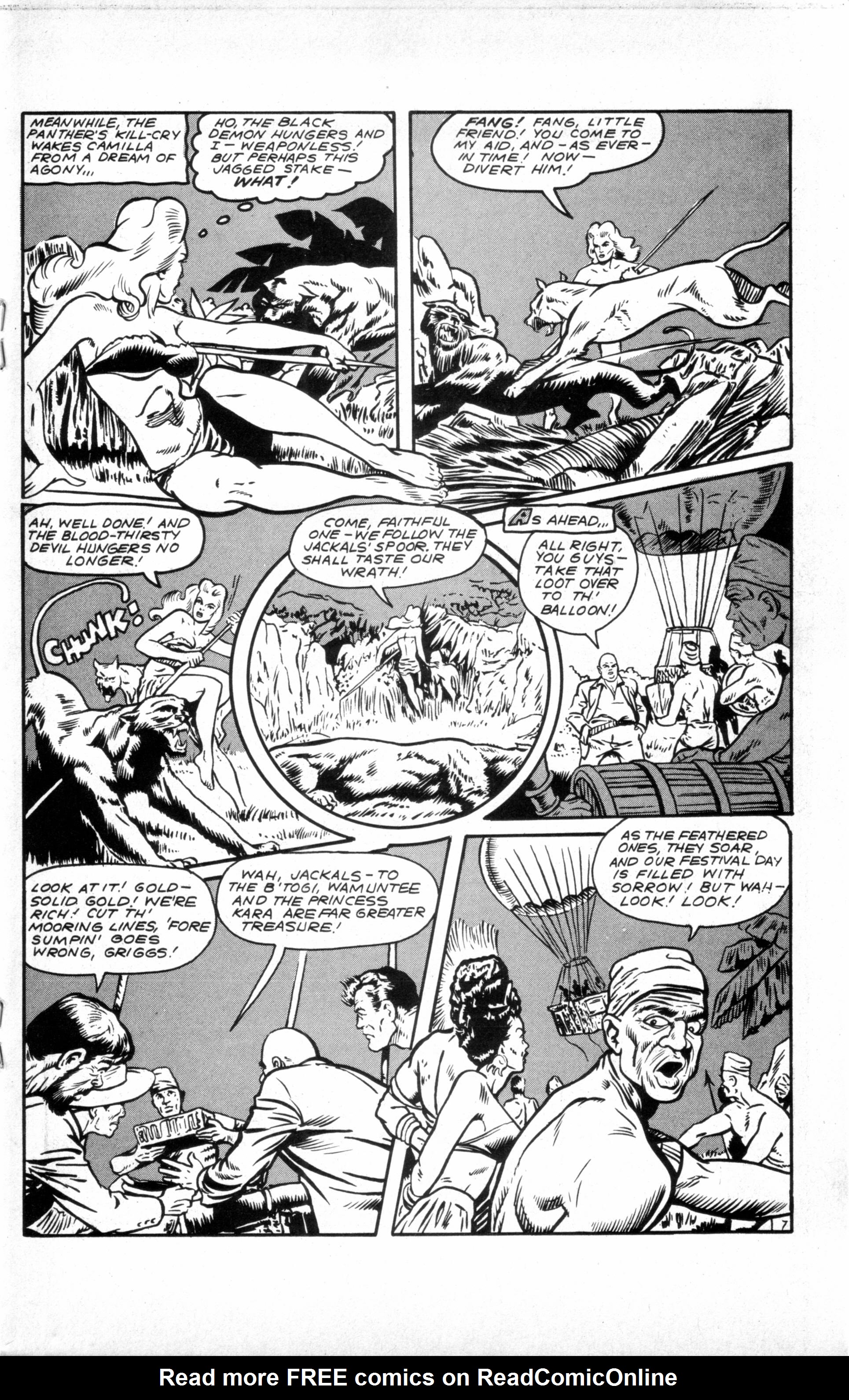 Read online Jungle Girls (1988) comic -  Issue #7 - 19