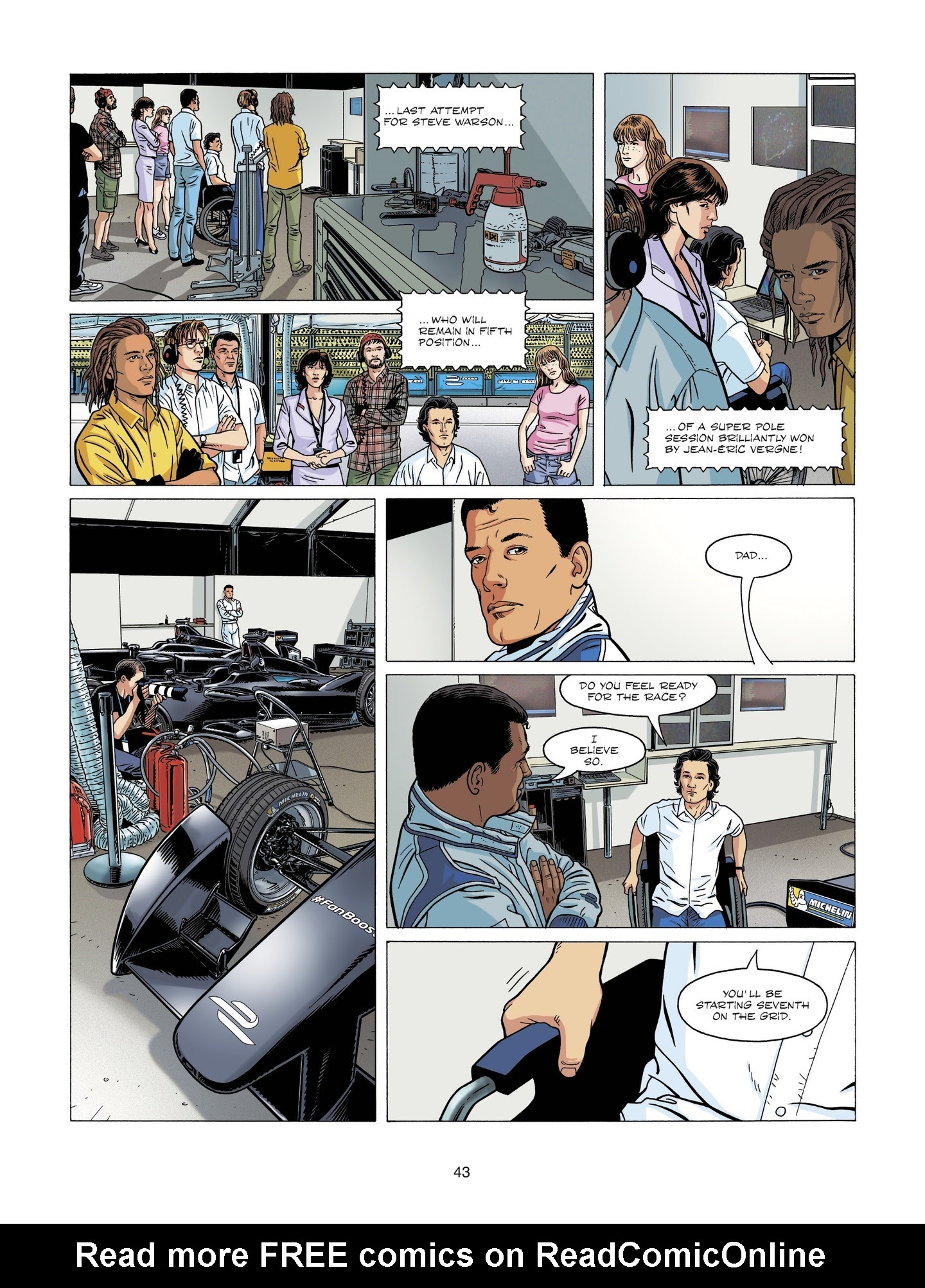 Read online Michel Vaillant comic -  Issue #5 - 43