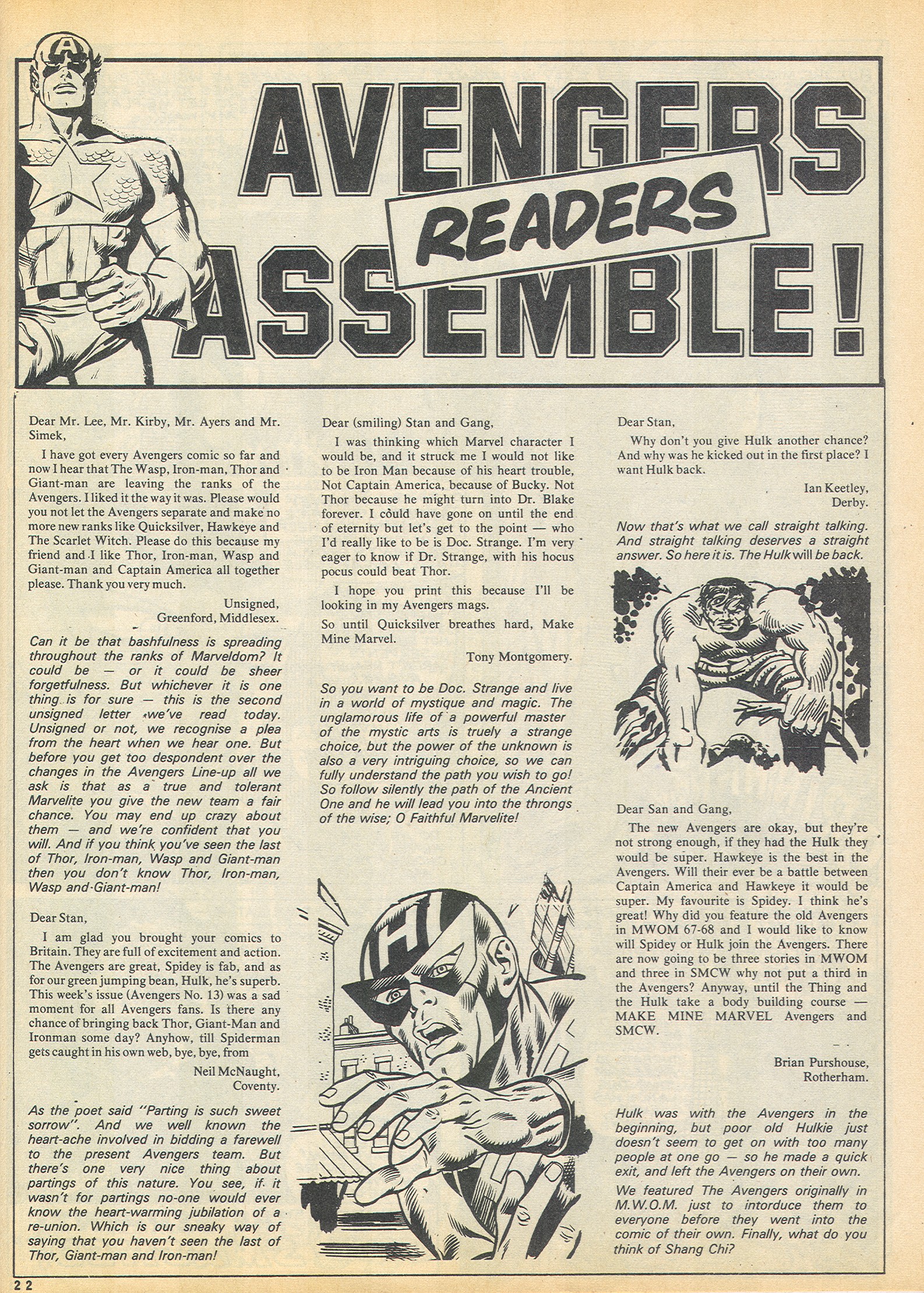 Read online The Avengers (1973) comic -  Issue #31 - 22