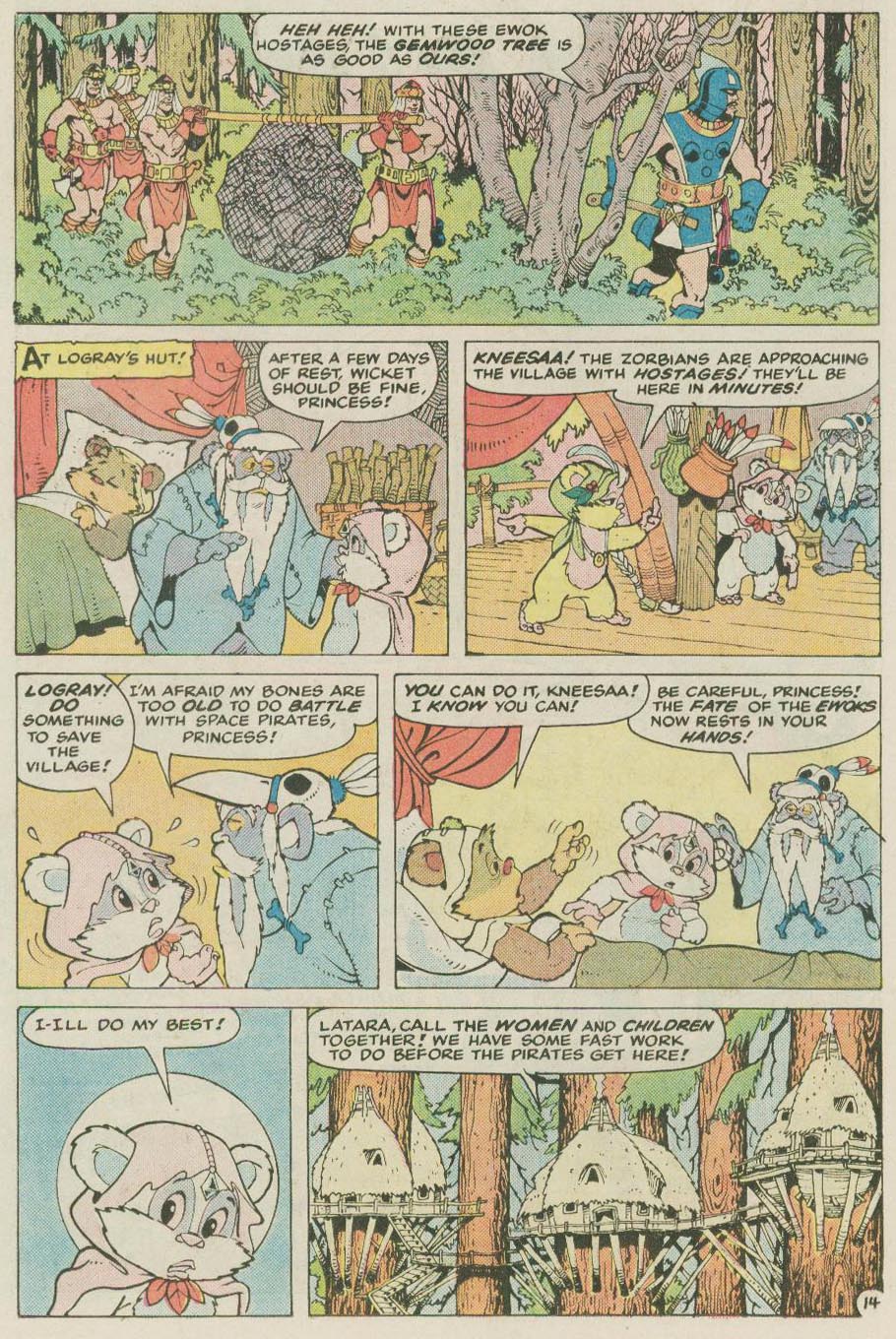 Read online Ewoks (1987) comic -  Issue #2 - 16